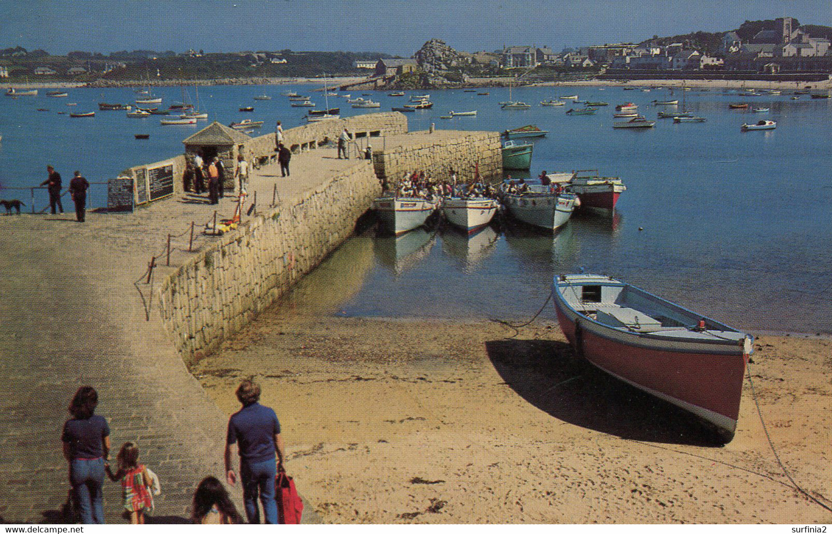 CORNWALL - ISLES OF SCILLY - THE OLD QUAY AT ST MARY'S HARBOUR Co1189 - Scilly Isles