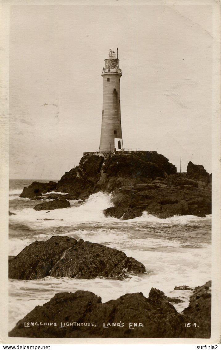 CORNWALL - LANDS END - LONGSHIPS LIGHTHOUSE  RP   Co1237 - Land's End