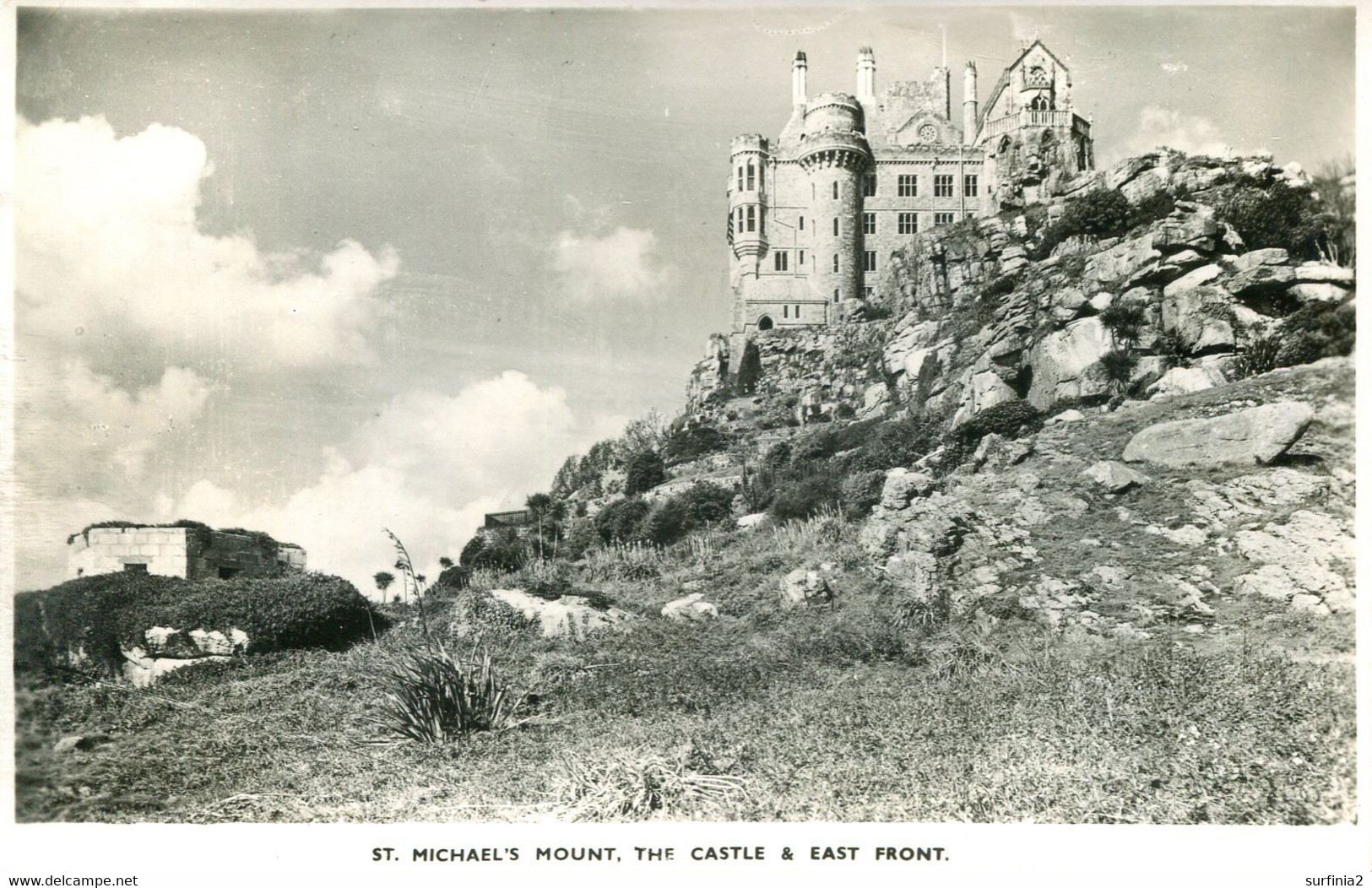 CORNWALL - ST MICHAEL'S MOUNT - THE CASTLE AND EAST FRONT RP Co1130 - St Michael's Mount