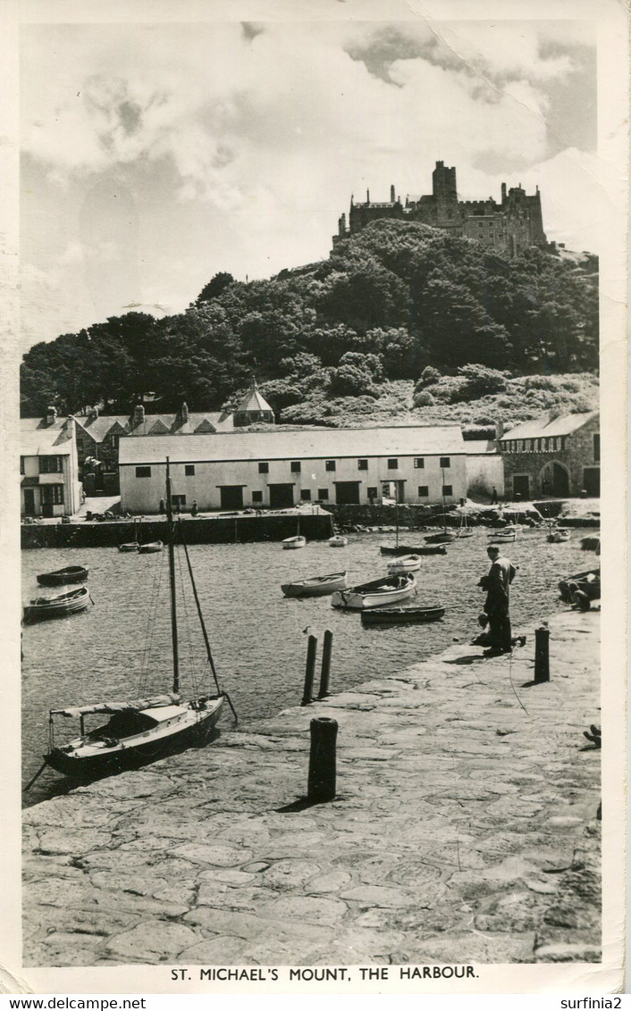 CORNWALL - ST MICHAEL'S MOUNT - THE HARBOUR RP   Co1227 - St Michael's Mount