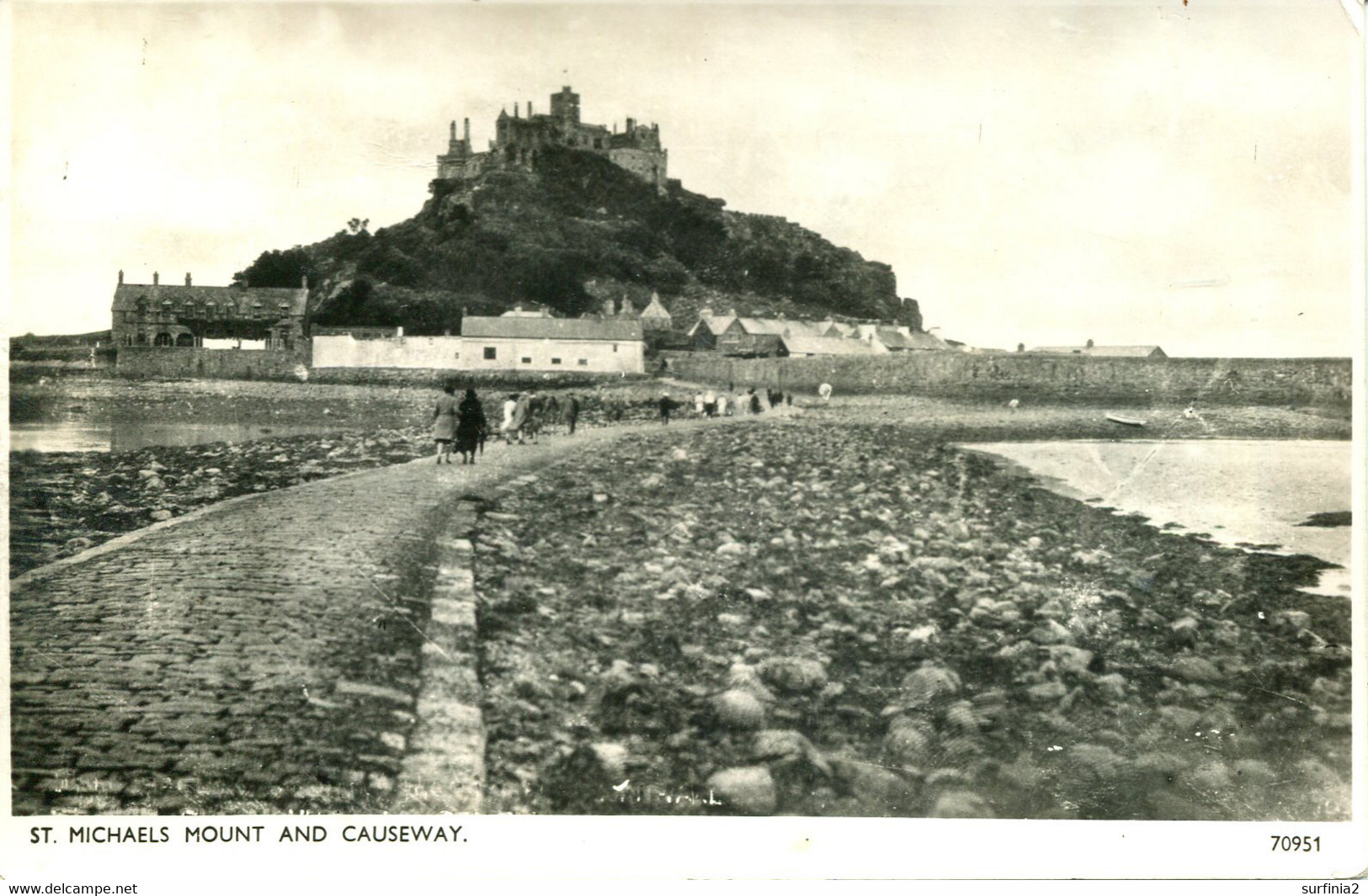 CORNWALL - ST MICHAEL'S MOUNT AND CAUSEWAY ENTRANCE RP Co1123 - St Michael's Mount