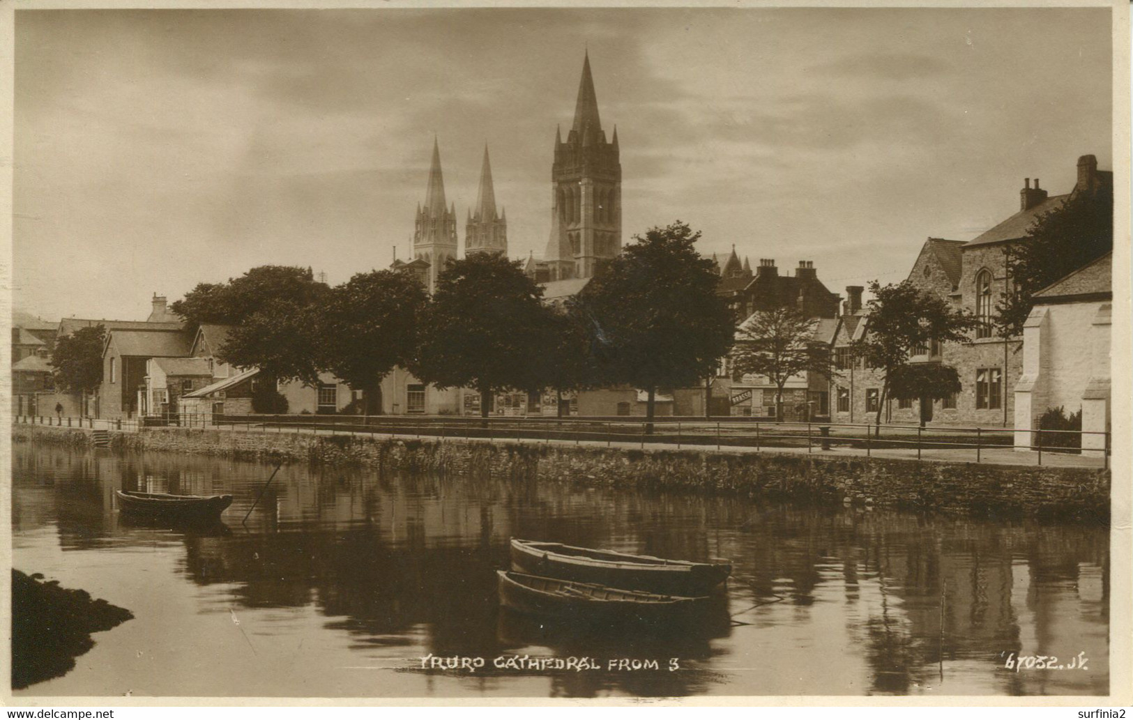 CORNWALL - TRURO CATHEDRAL FROM S RP Co1177 - Newquay