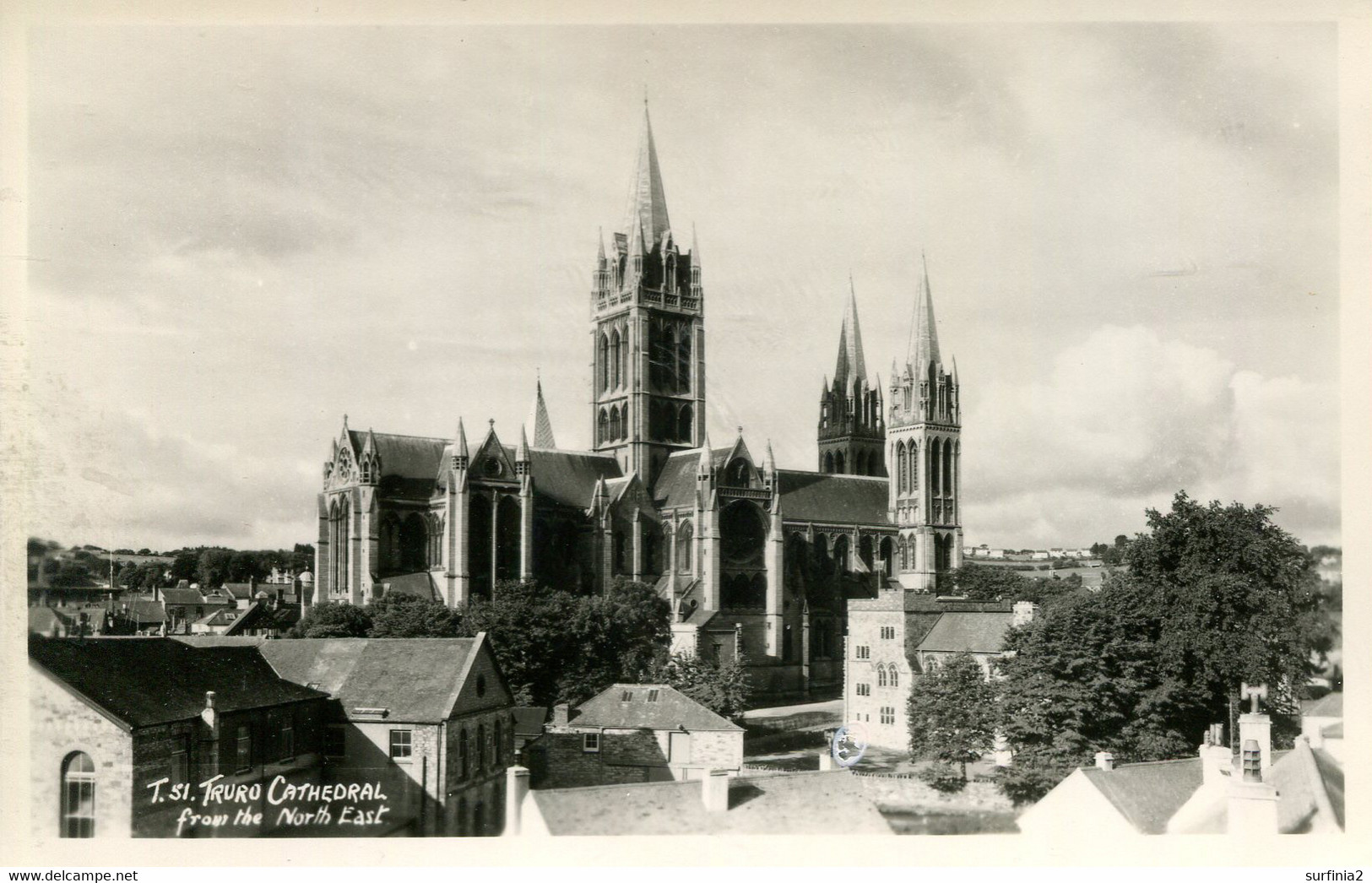CORNWALL - TRURO CATHEDRAL FROM THE NORTH EAST RP Co1175 - Newquay