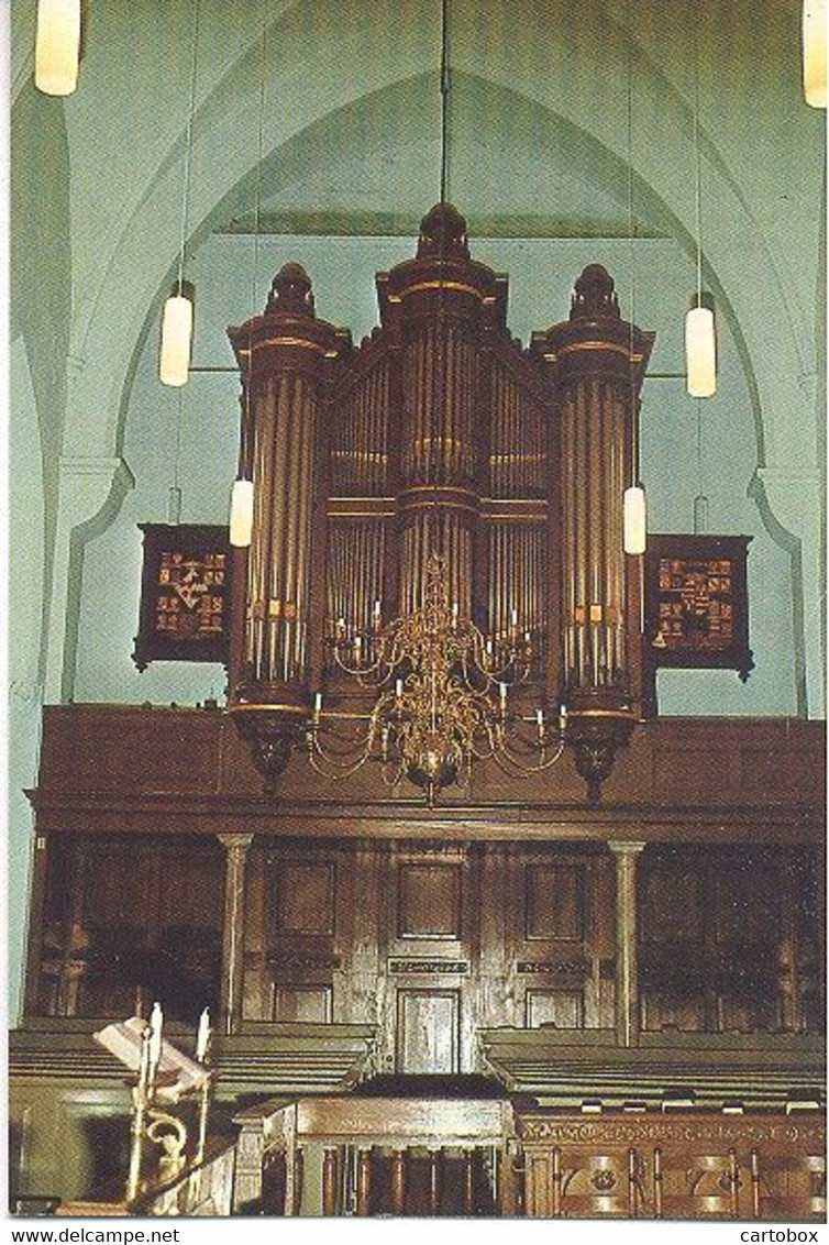 Amerongen, N.H.Kerk, Orgel (Een Raster Op De Kaart Is Veroorzaakt Door Het Scannen) - Amerongen