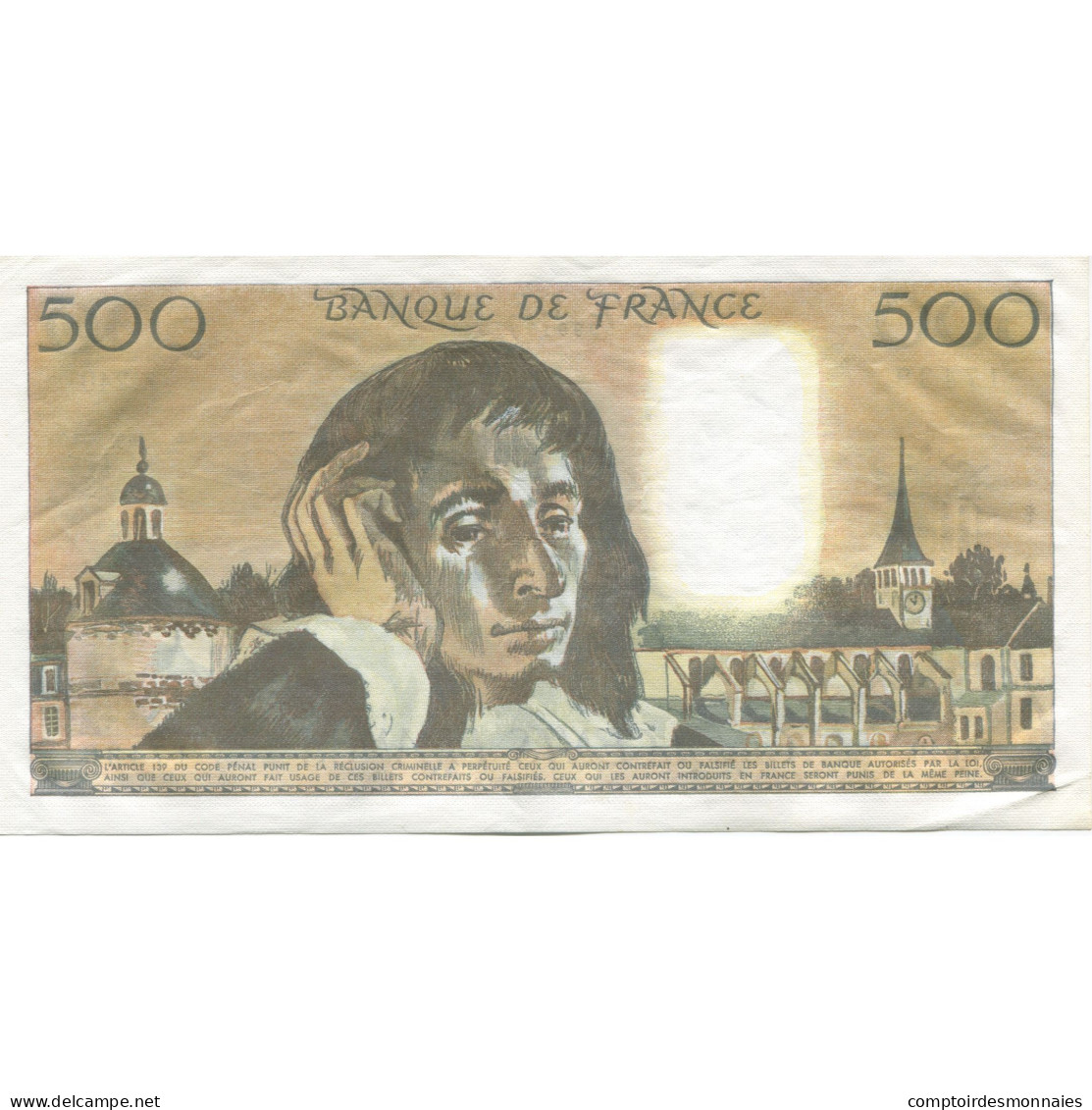 France, 500 Francs, Pascal, 1986, 1986-02-06, TTB, Fayette:71.34, KM:156e - 500 F 1968-1993 ''Pascal''