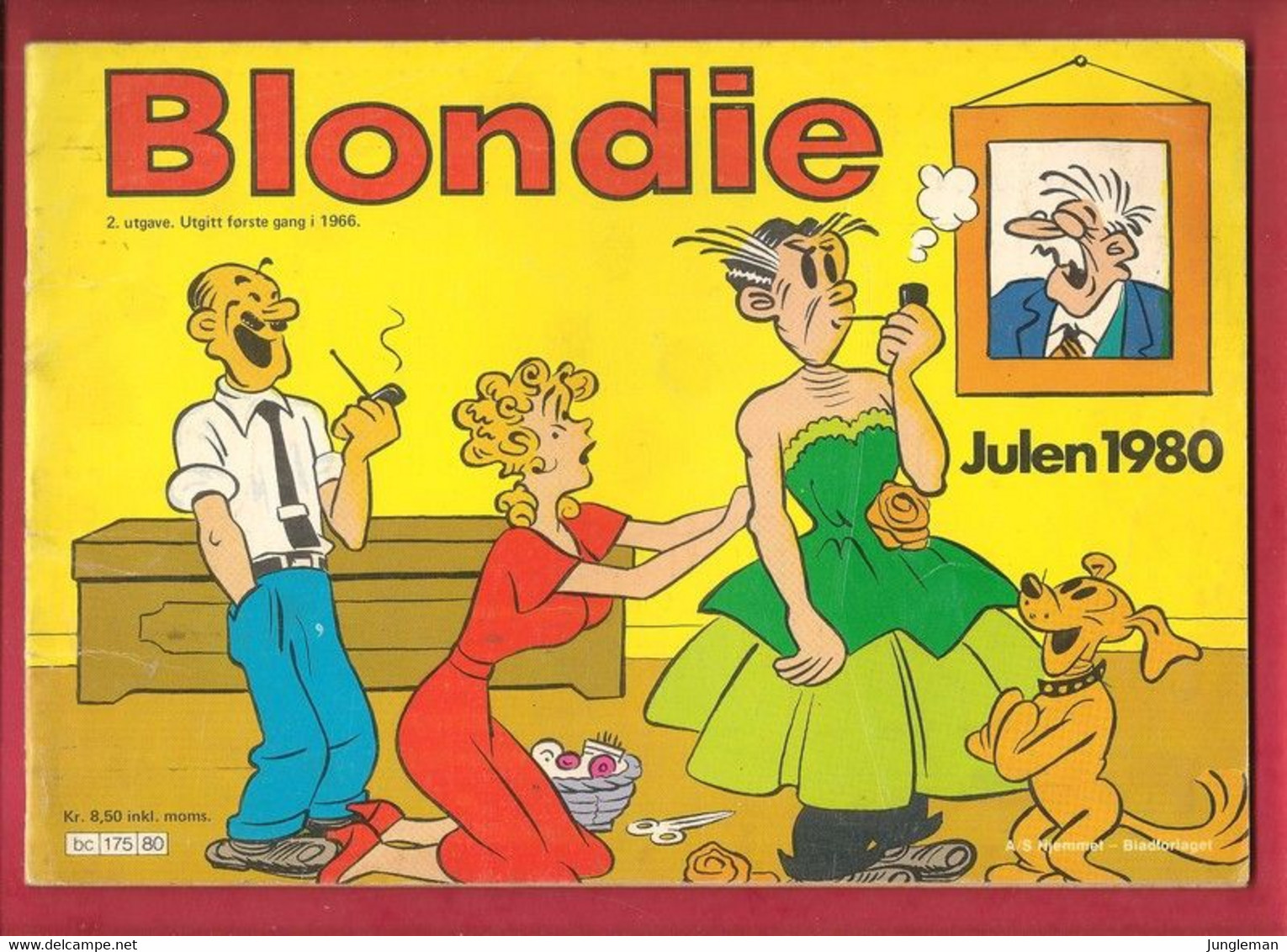 Blondie - Noël 1980 - En Norvégien - In Norwegian - BE - Lingue Scandinave