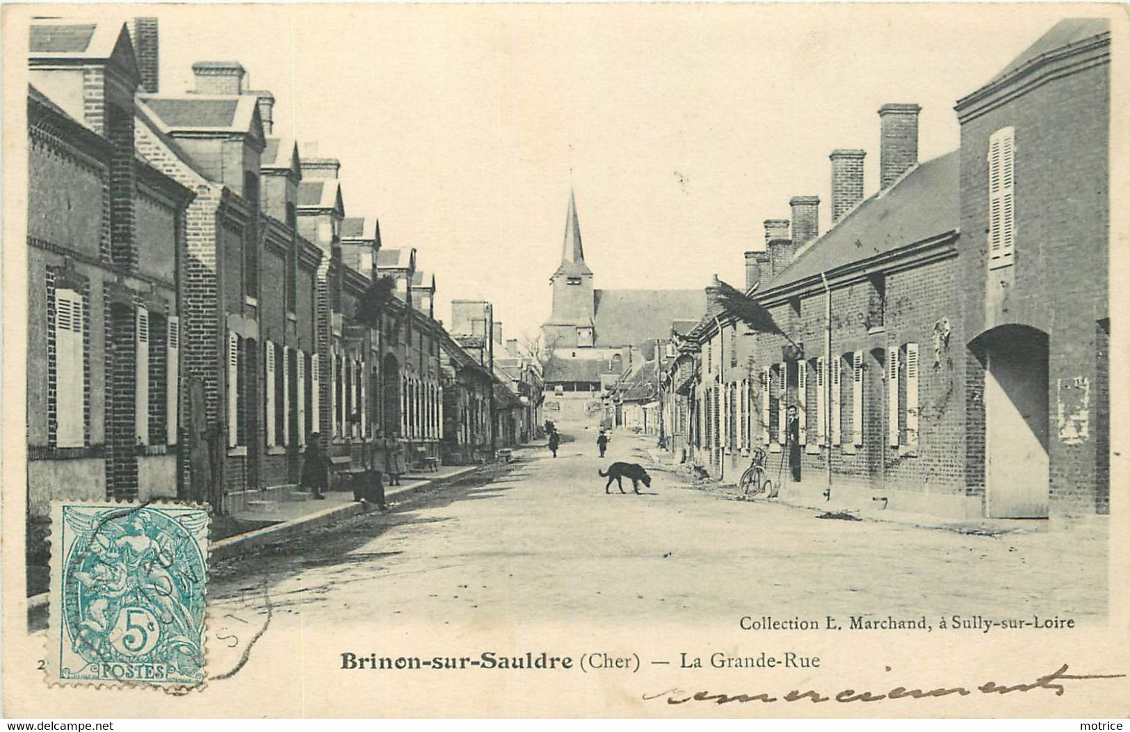 BRINON SUR SAULDRE - La Grande Rue. - Brinon-sur-Sauldre