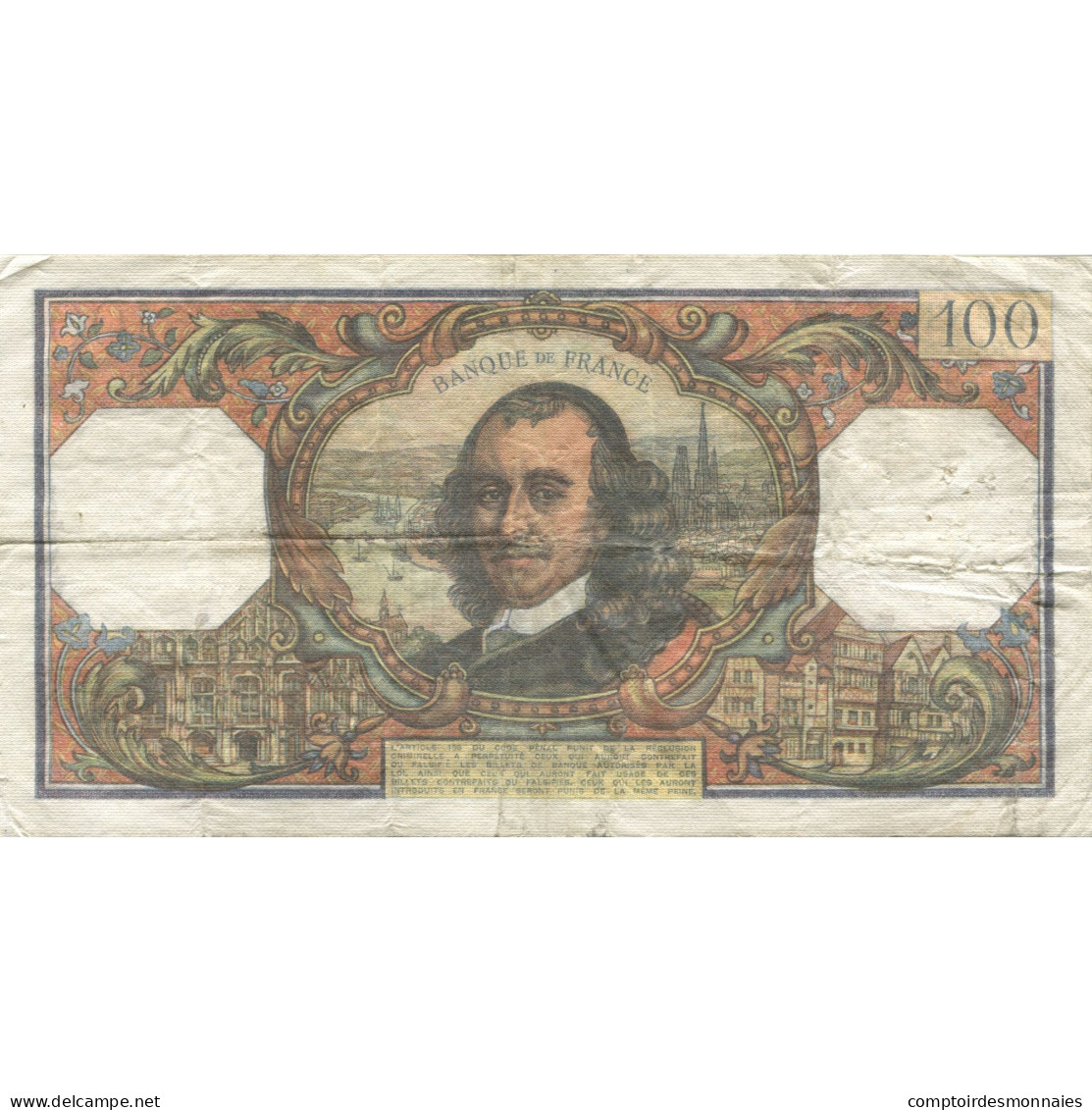 France, 100 Francs, Corneille, 1973, 1973-11-08, TTB, Fayette:65.44, KM:149d - 100 F 1964-1979 ''Corneille''