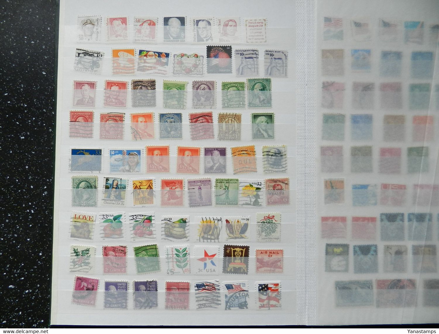U.S.A. : nice slection of defs , over 1000 stamps, please look