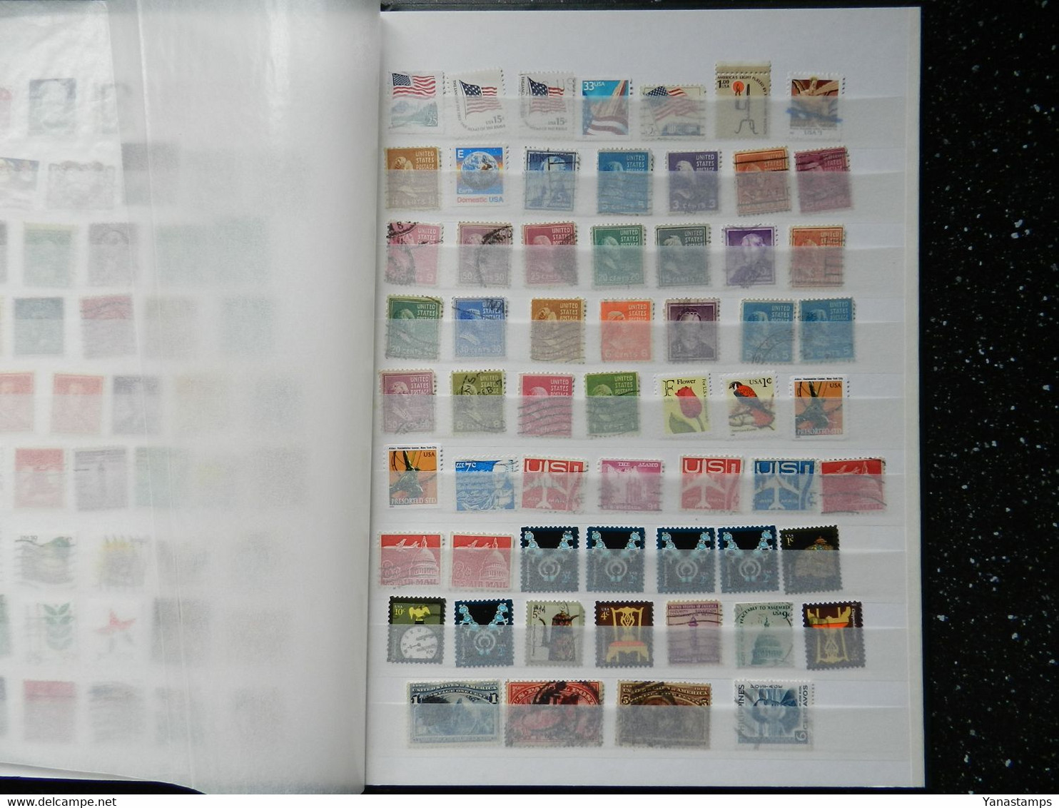 U.S.A. : nice slection of defs , over 1000 stamps, please look