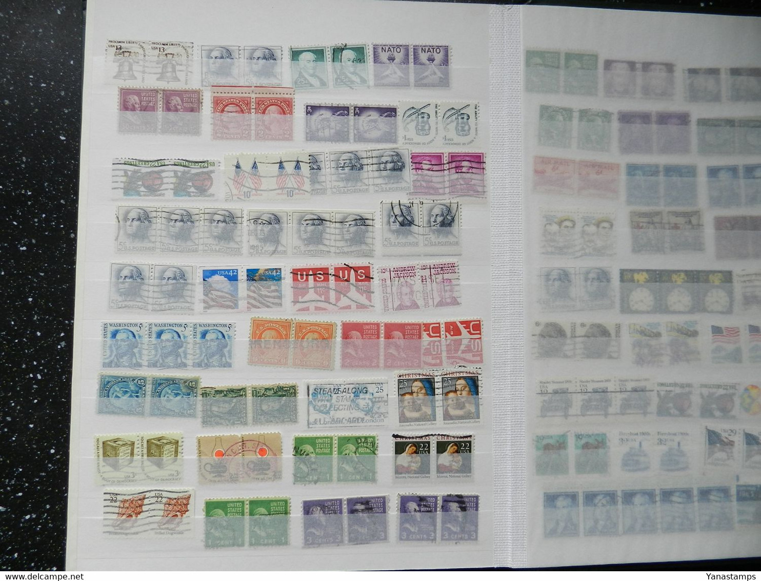 U.S.A. : nice slection of defs , over 1000 stamps, please look