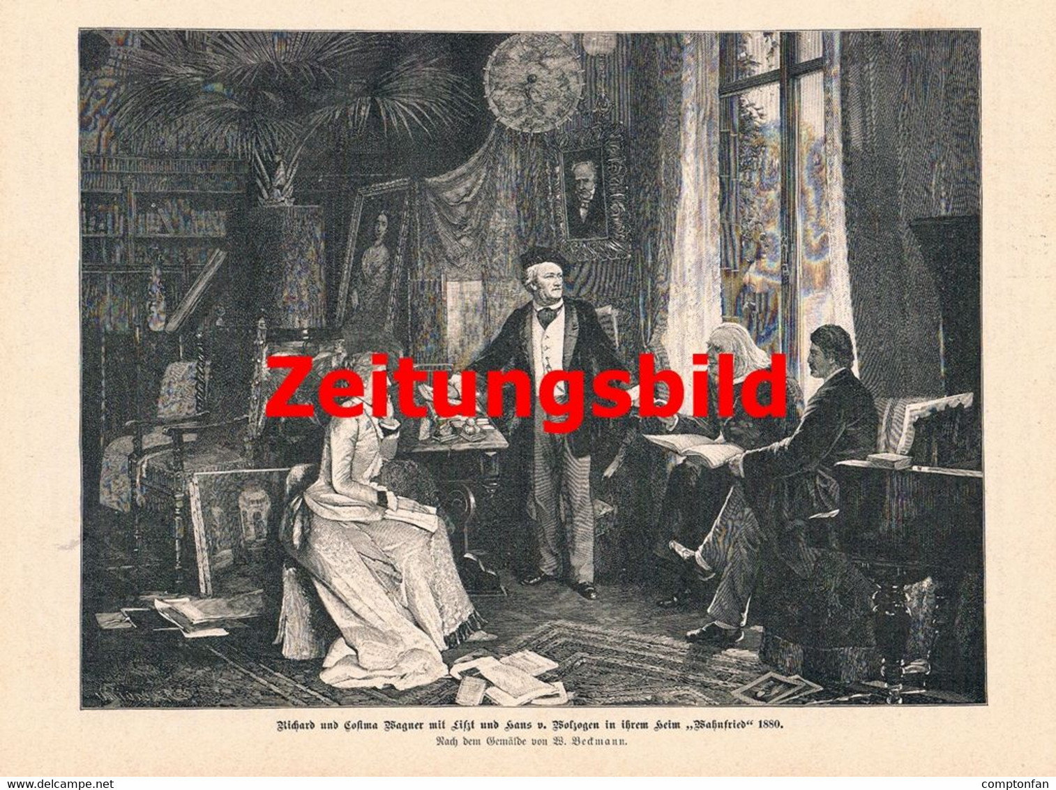 A102 969 - Bayreuth Festspiele Cosima Richard Wagner Artikel Von 1894 !! - Musique