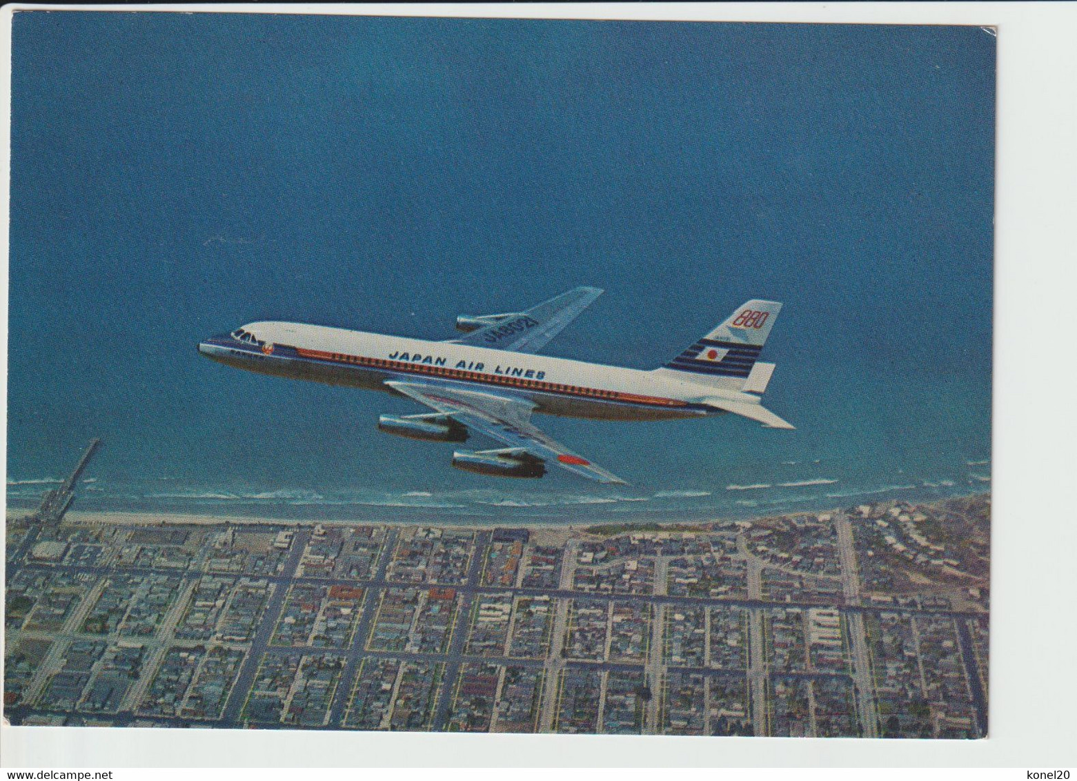 Vintage Rppc JAL Japan Air Lines Douglas Dc-8 Aircraft - 1919-1938: Entre Guerres