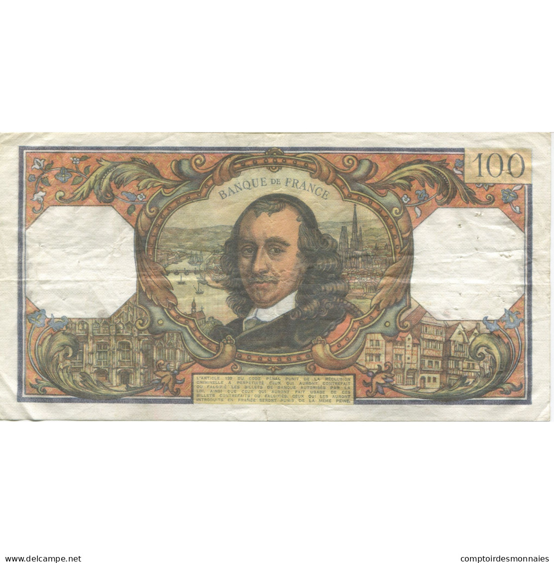 France, 100 Francs, Corneille, 1974, 1974-02-07, TTB, Fayette:65.45, KM:149d - 100 F 1964-1979 ''Corneille''