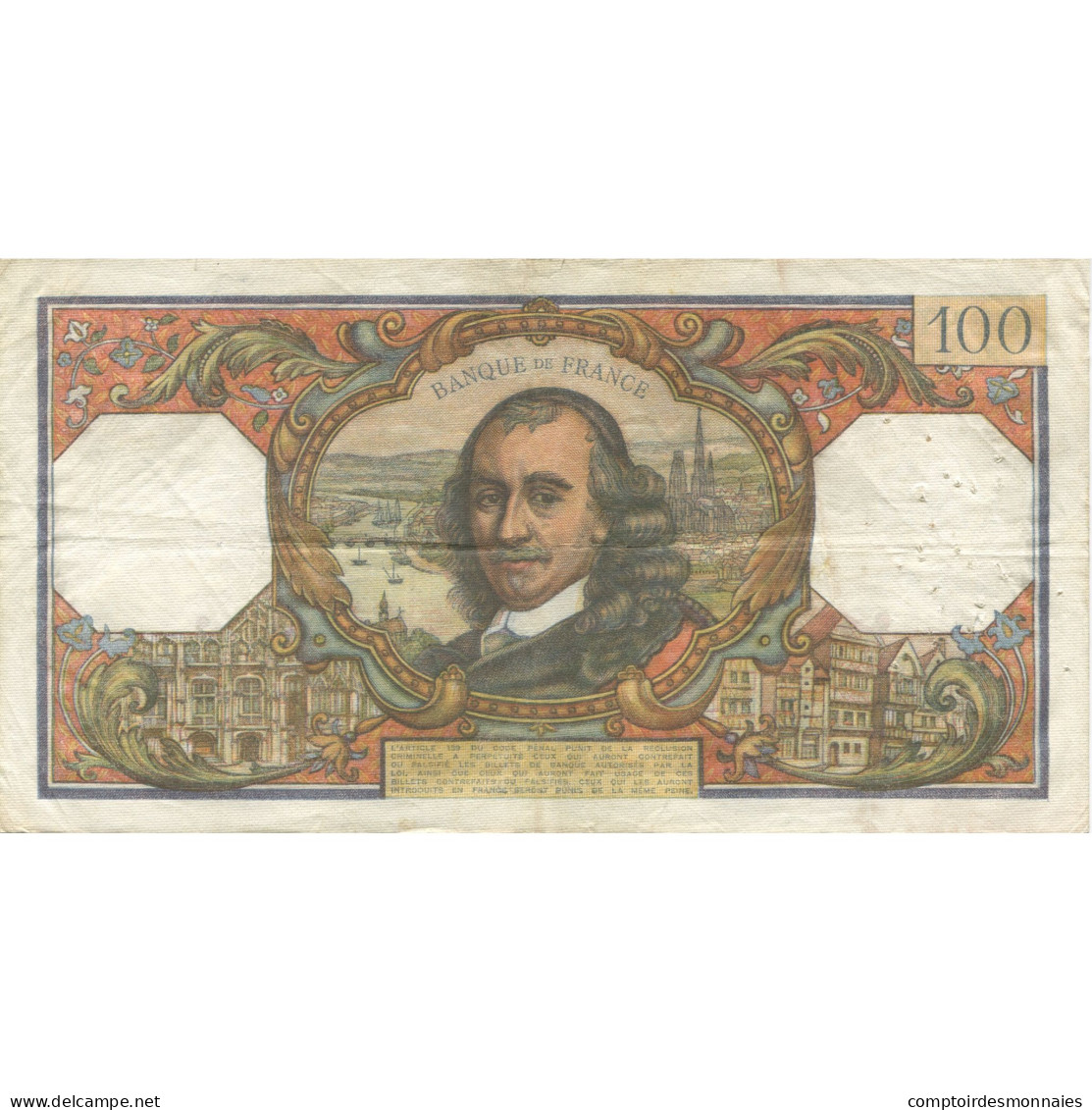 France, 100 Francs, Corneille, 1965, 1965-07-01, TTB, Fayette:65.7, KM:149a - 100 F 1964-1979 ''Corneille''