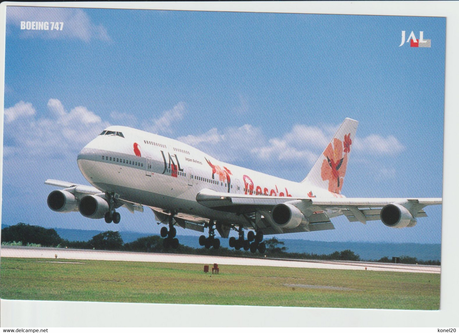 Rppc JAL Japan Air Lines Boeing 747 Aircraft - 1919-1938: Entre Guerres