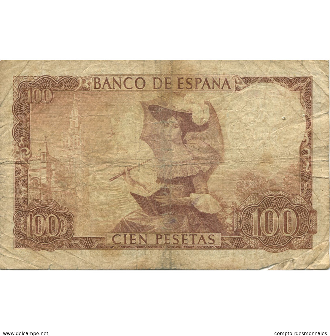 Billet, Espagne, 100 Pesetas, 1965, 1965-11-19, KM:150, AB - 100 Peseten