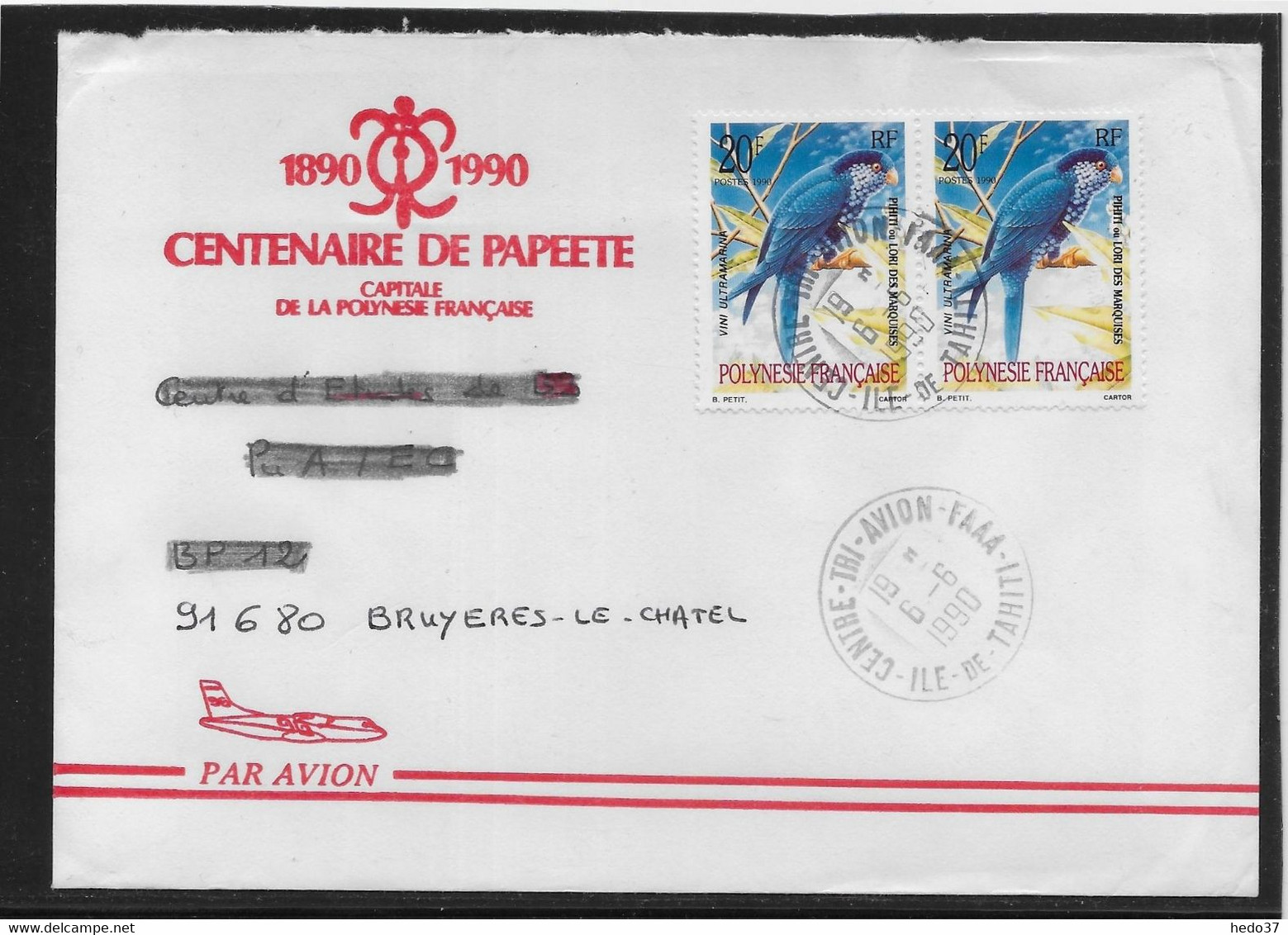 Polynésie - Enveloppe - Cartas & Documentos