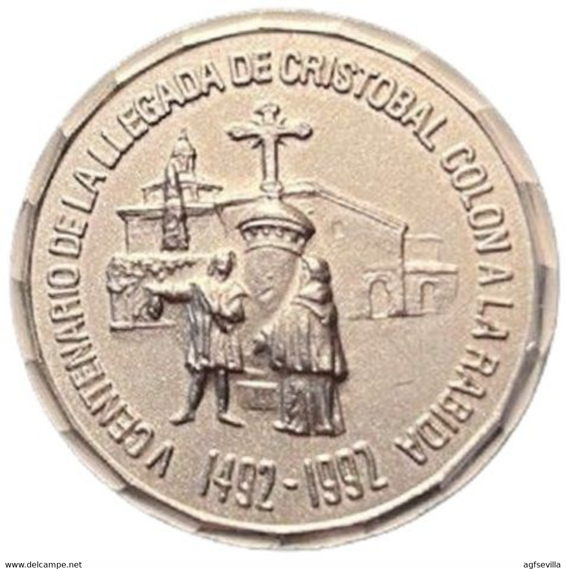 ESPAÑA. MEDALLA V CENTENARIO DESCUBRIMIENTO DE AMÉRICA. 1.992. ESPAGNE. SPAIN MEDAL - Professionals/Firms