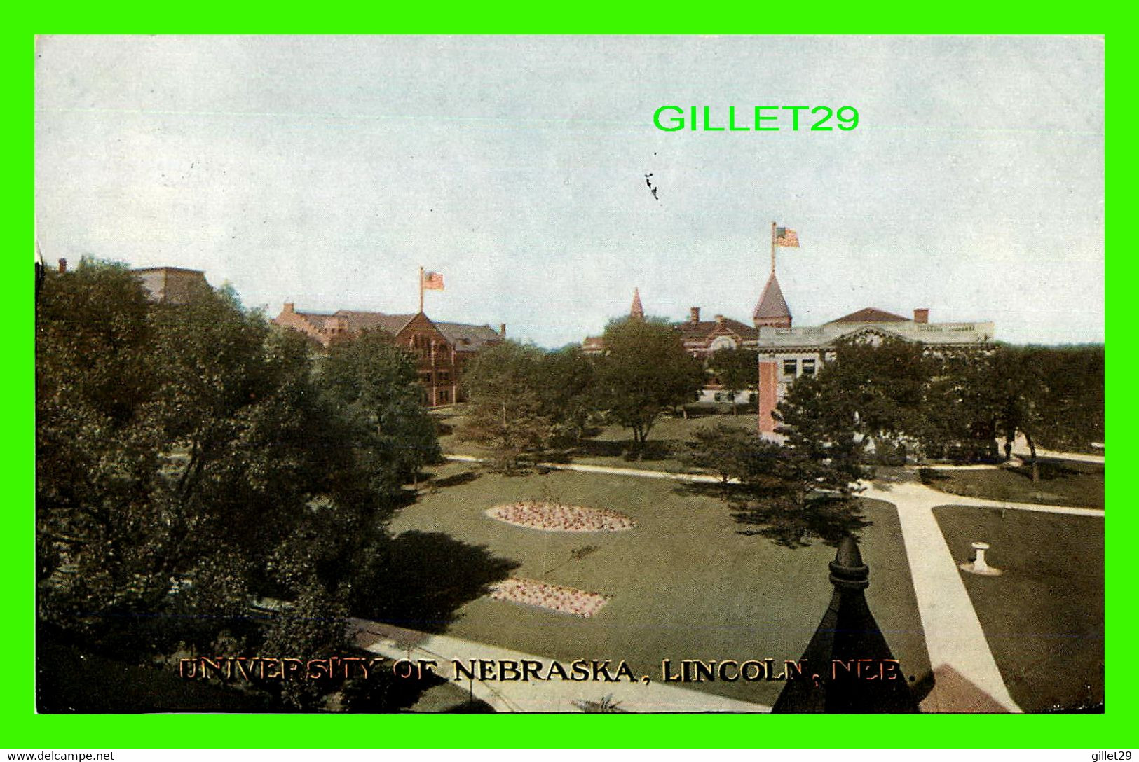 LINCOLN, NE - UNIVERSITY OF NEBRASKA - TRAVEL IN 1910 - THE SIMPLICITY CO. PUBLISHERS - - Lincoln