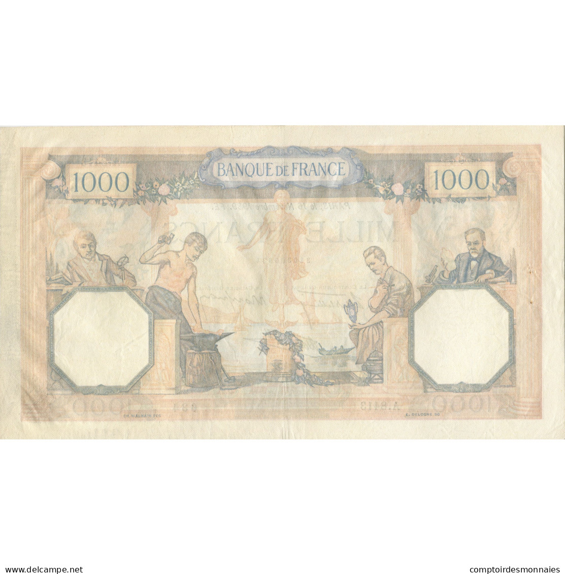 France, 1000 Francs, Cérès Et Mercure, 1939, 1939-11-16, SUP+, Fayette:38.39 - 1 000 F 1927-1940 ''Cérès Et Mercure''