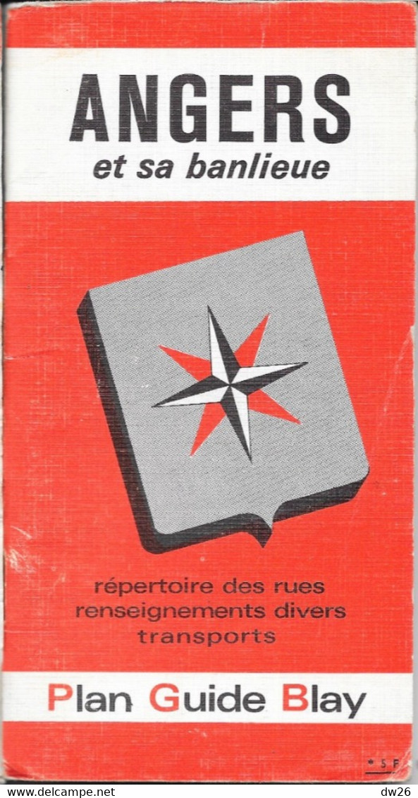 Plan Guide Blay: Angers Et Sa Banlieue, Renseignements Divers, Transports Et Répertoire Des Rues - Andere & Zonder Classificatie