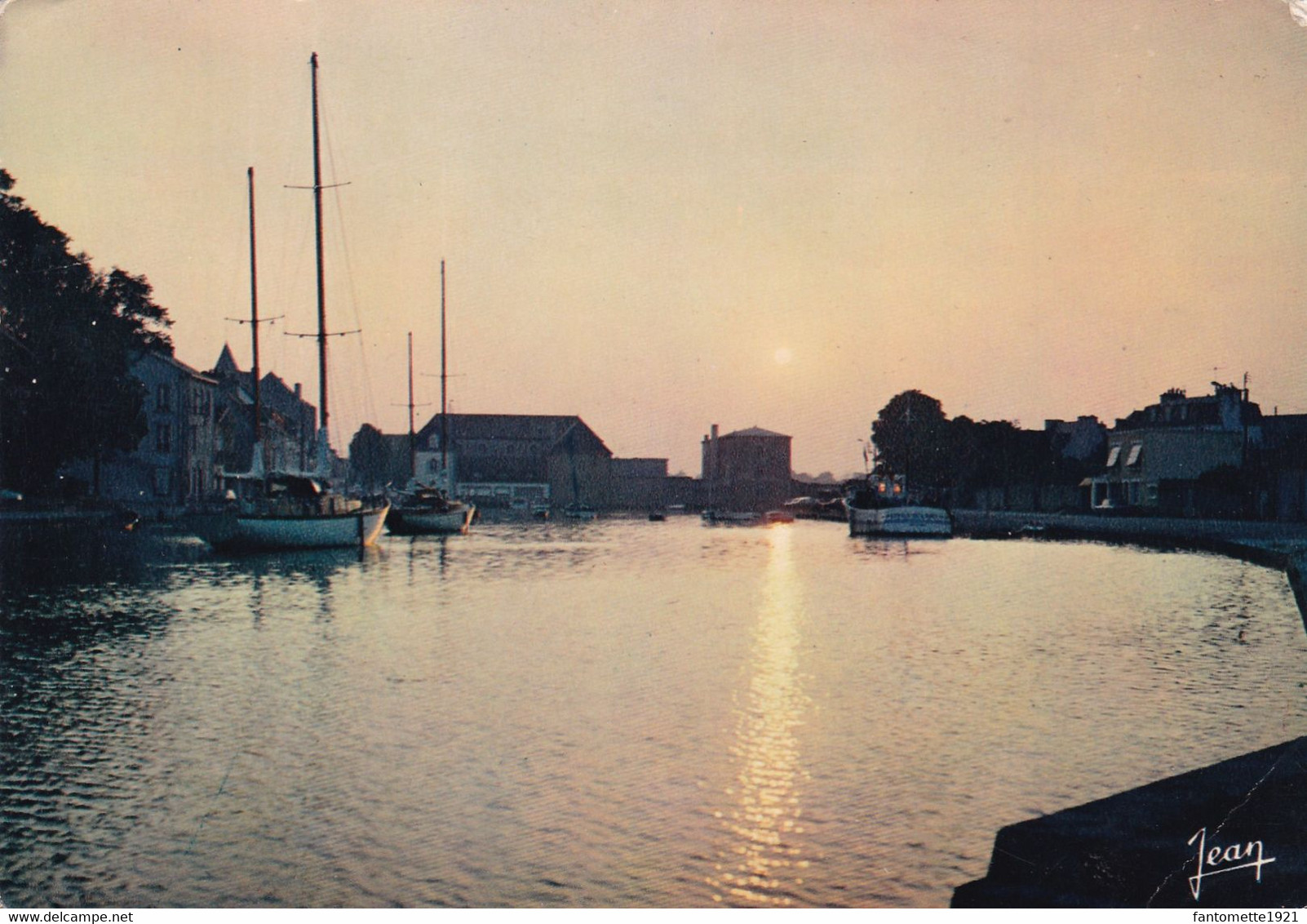 PONT L'ABBE COUCHER DE SOLEIL SUR LA RIVIERE (dil42) - Pont L'Abbe