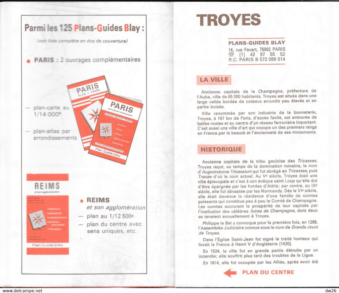 Plan Guide Blay: Troyes Et Environs: Bréviandes, Lavau, Rosières, Sainte-Savine, St Julien... Répertoire Des Rues - Sonstige & Ohne Zuordnung