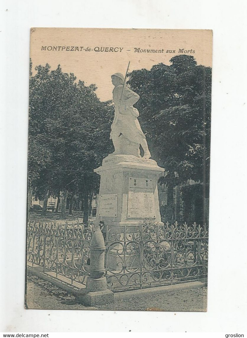 MONTPEZAT DE QUERCY MONUMENT AUX MORTS - Montpezat De Quercy