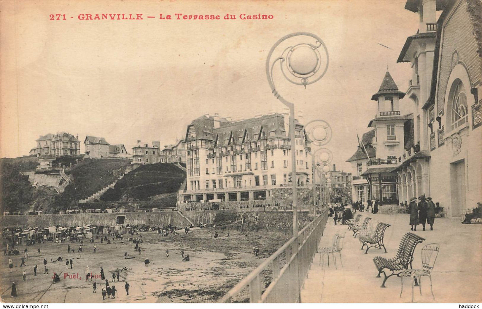 GRANVILLE : LA TERRASSE DU CASINO - Granville