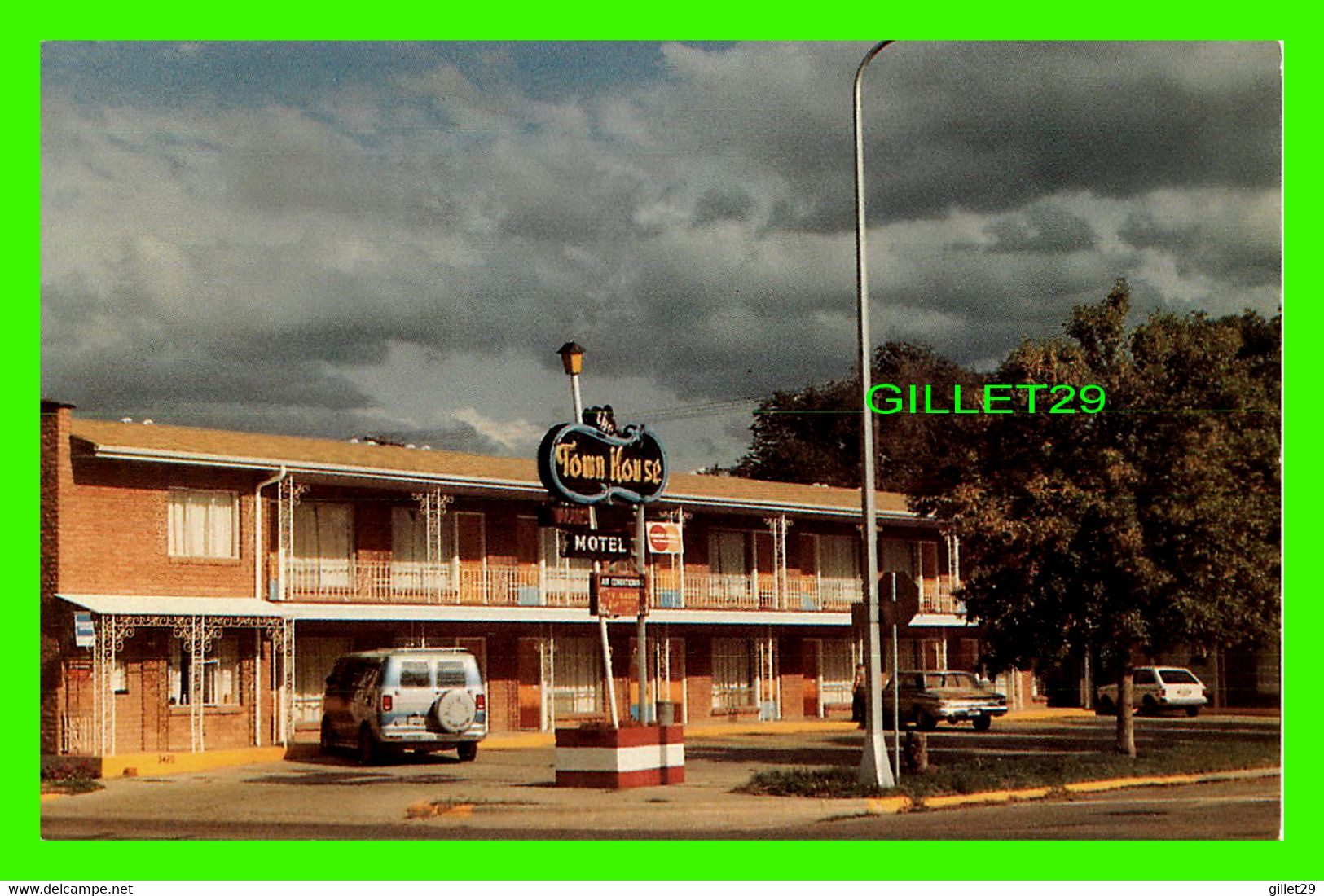 BILLINGS, MT - TOWN HOUSE MOTEL - MWM DEXTER - ANIMATED OLD CARS - - Billings