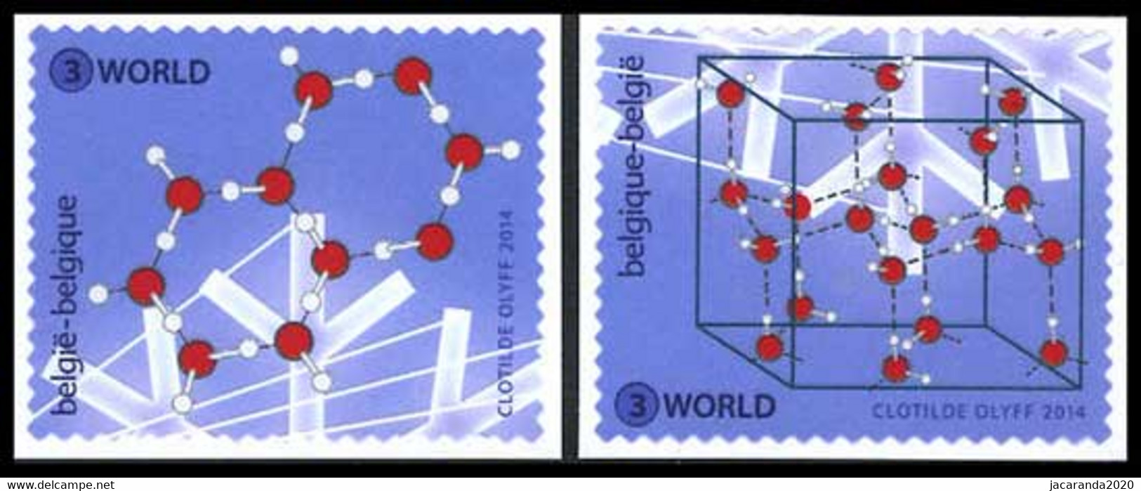 België 4423/24 - Kristallen Doorgelicht - Gem. Uitgifte Met Slovenië - Cristallographie - Kristallografie - Nuovi