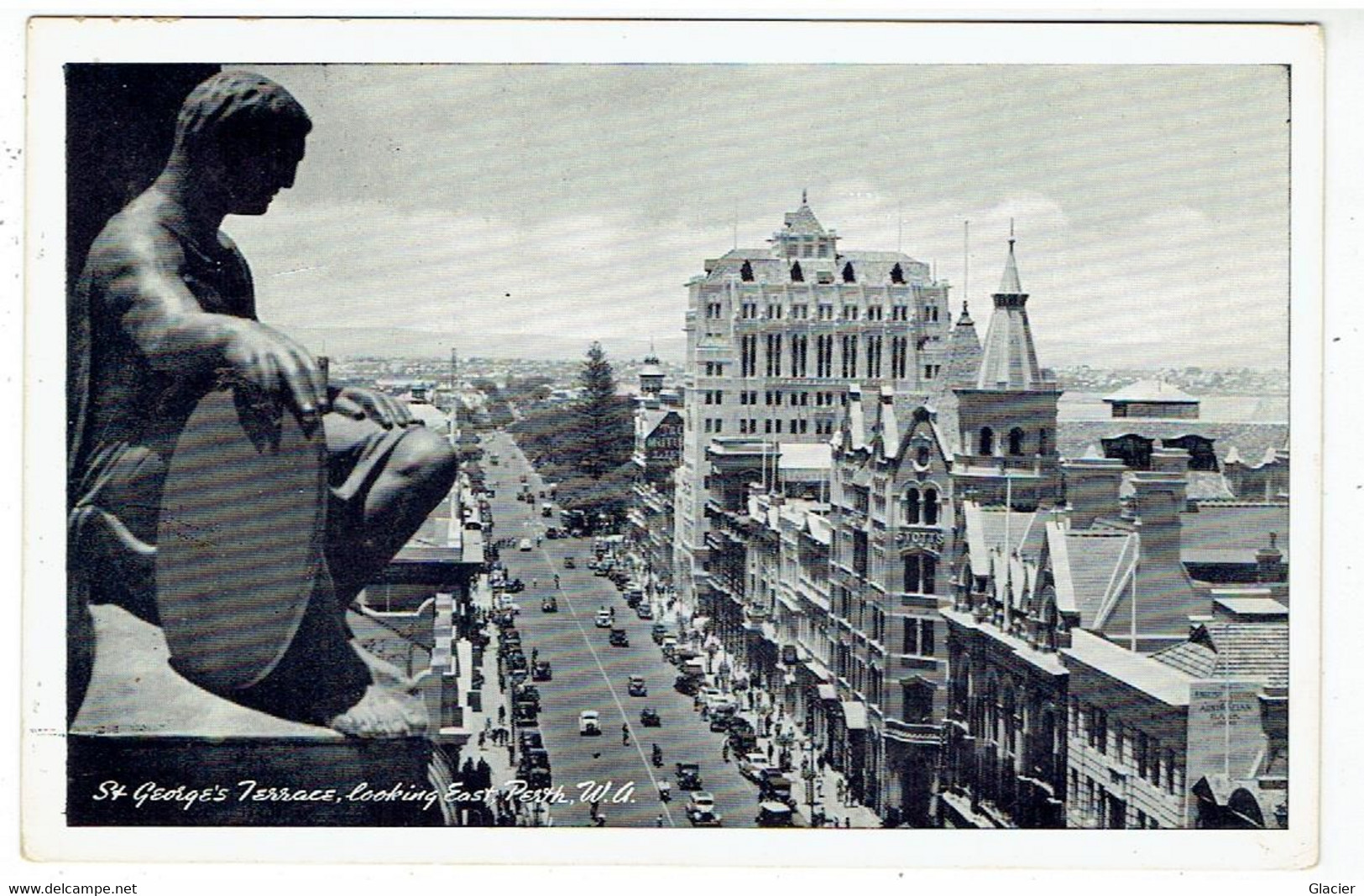 Perth - St. George`s Terrace, Looking East Perth - W. A. - Perth