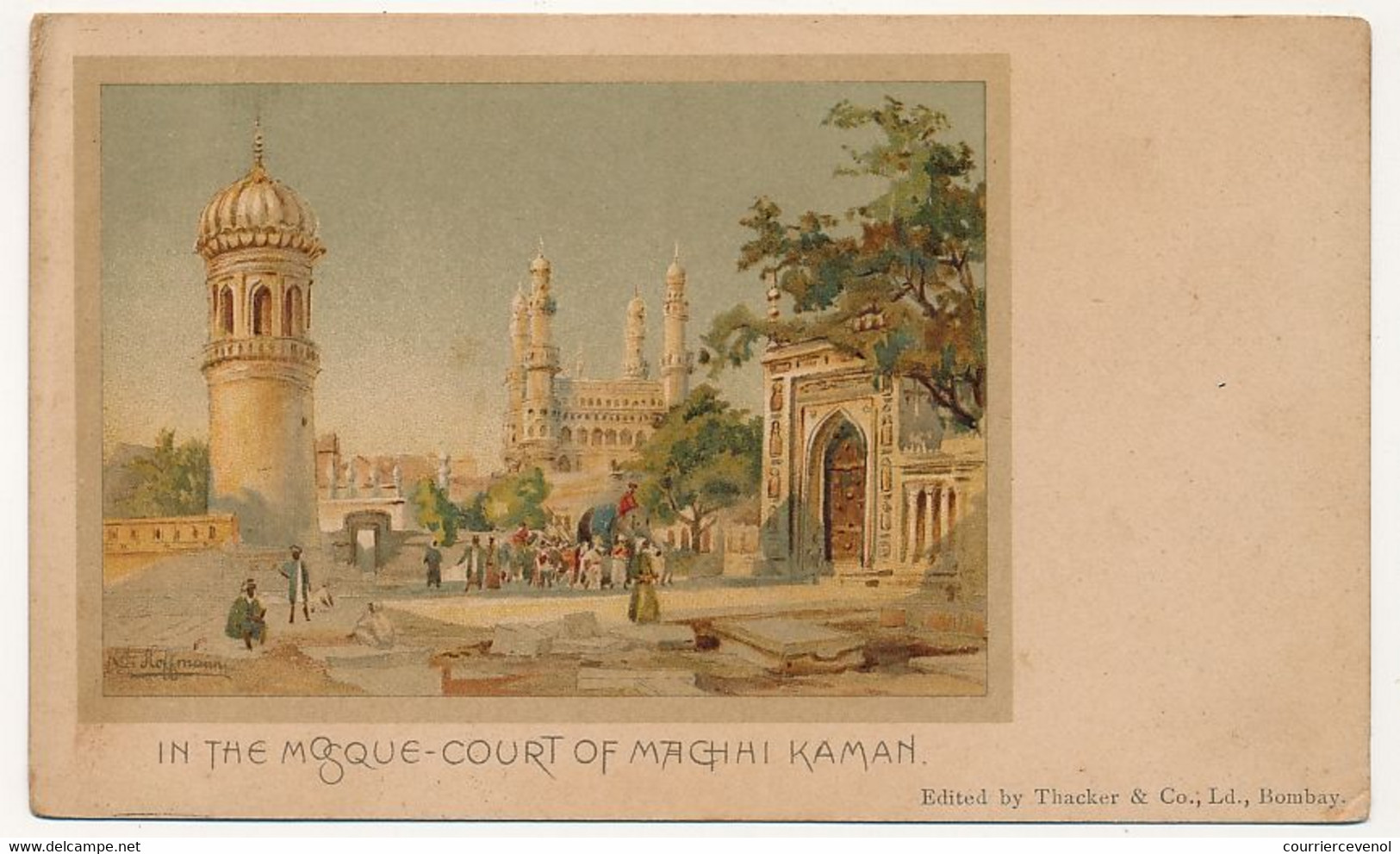 CPA - In The Mosque Court Of Madhhi Kaman - (Inde Britannique) - Lithographie - India