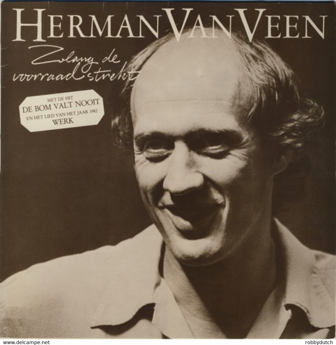 * LP *  HERMAN VAN VEEN - ZOLANG DE VOORRAAD STREKT (a) (Holland 1983) - Autres - Musique Néerlandaise