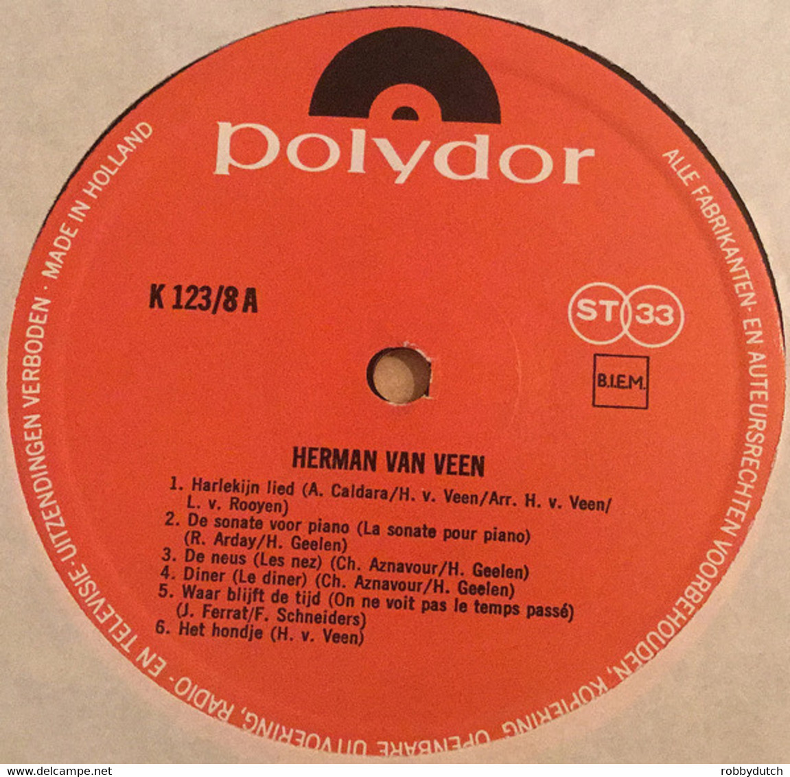 * LP *  HERMAN VAN VEEN - HERMAN VAN VEEN (Holland NLC 1970) - Andere - Nederlandstalig