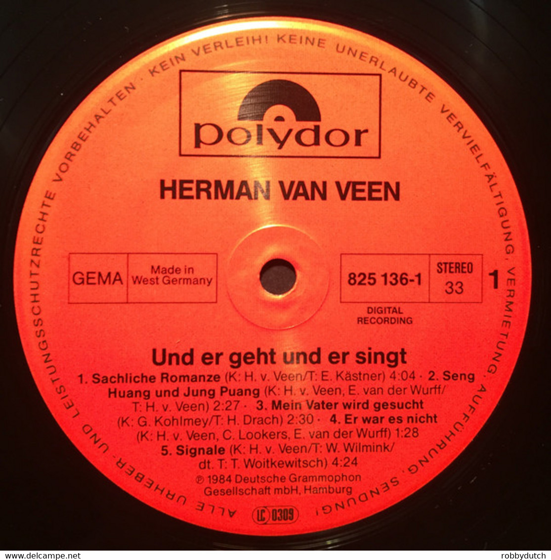 * 2LP *  HERMAN VAN VEEN - UND ER GEHT UND ER SINGT (Germany 1984)