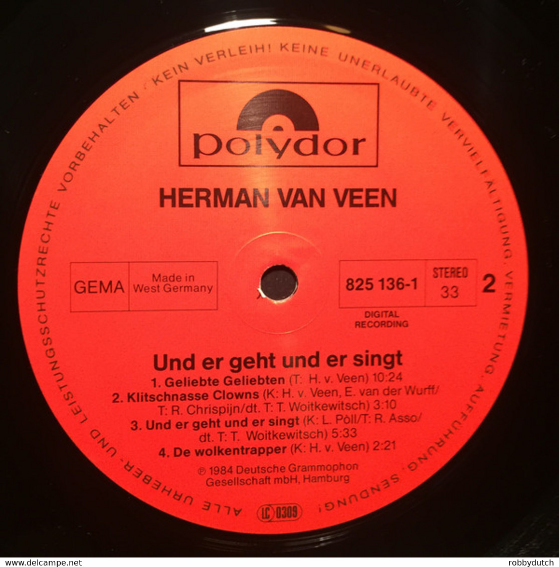 * 2LP *  HERMAN VAN VEEN - UND ER GEHT UND ER SINGT (Germany 1984)