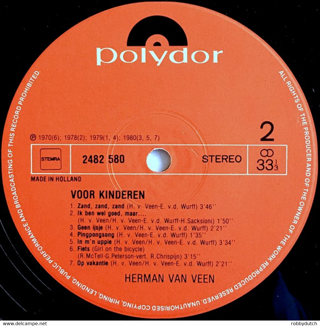 * LP *  HERMAN VAN VEEN - VOOR KINDEREN (Holland 1980) - Niños