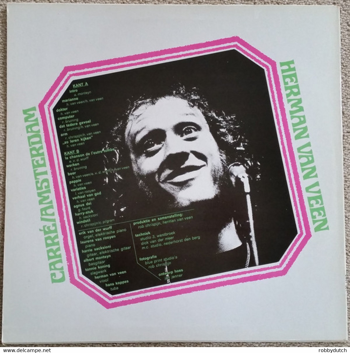 * LP *  HERMAN VAN VEEN - CARRÉ / AMSTERDAM - ZO LEREN KIJKEN (Holland 1973) - Sonstige - Niederländische Musik