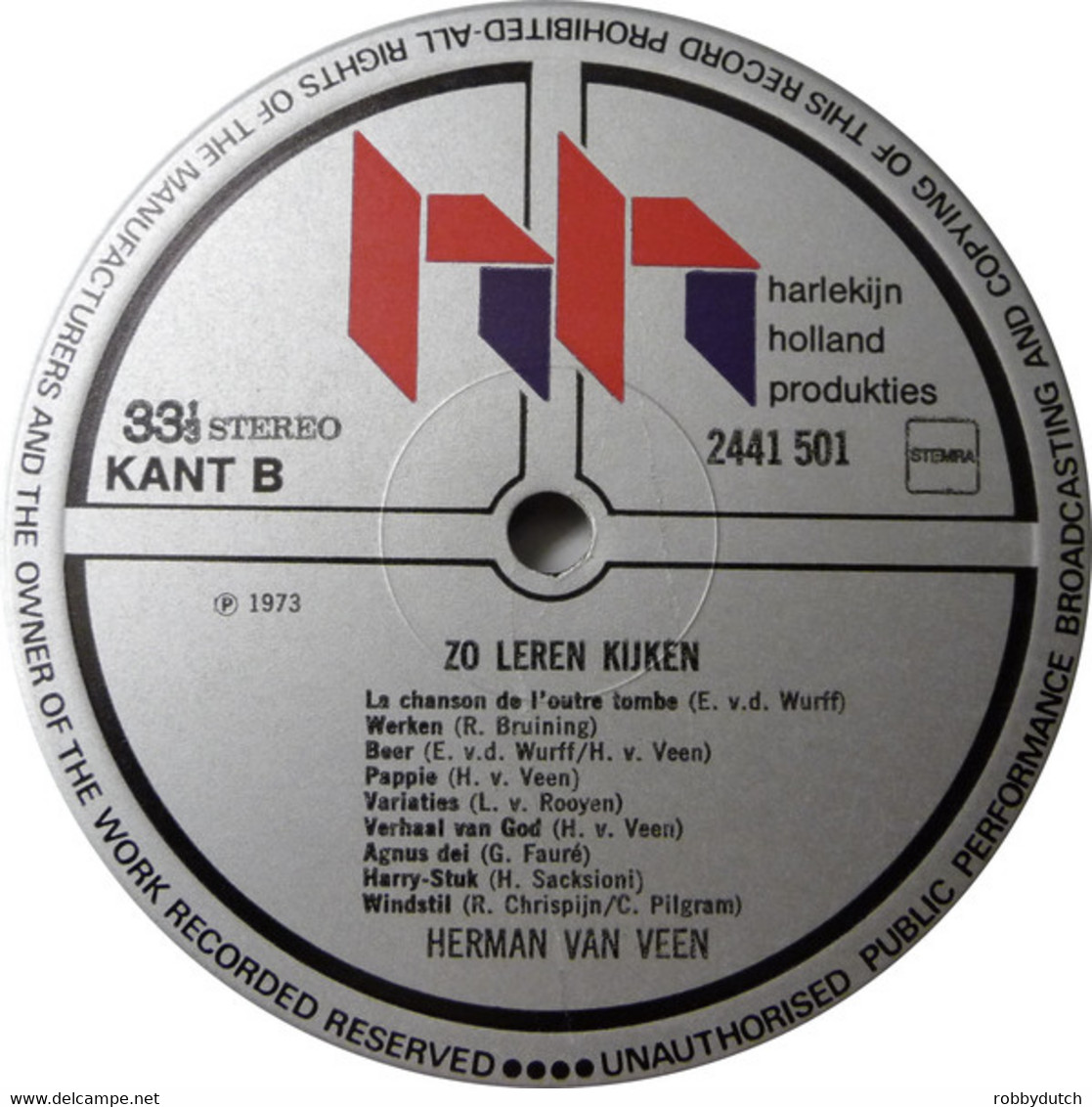 * LP *  HERMAN VAN VEEN - CARRÉ / AMSTERDAM - ZO LEREN KIJKEN (Holland 1973) - Andere - Nederlandstalig