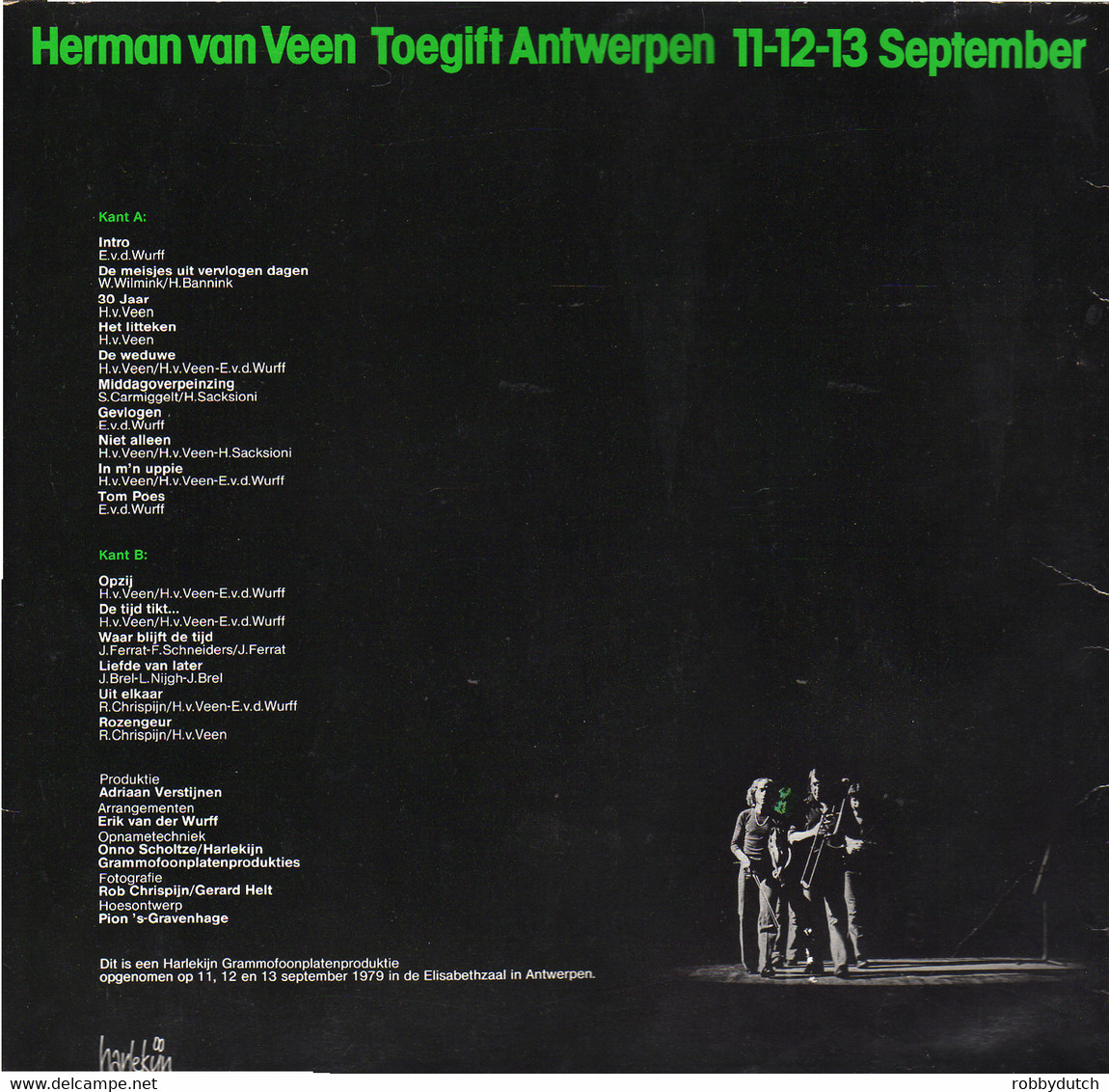 * LP *  HERMAN VAN VEEN - TOEGIFT ANTWERPEN 11-12-13 SEPTEMBER (Holland 1979) - Other - Dutch Music