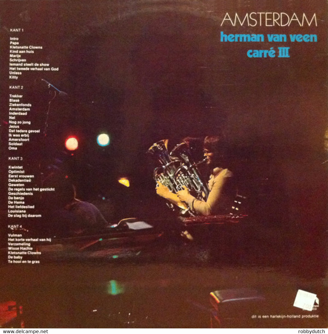 * 2LP *  HERMAN VAN VEEN - AMSTERDAM / CARRÉ III (Holland 1976) - Other - Dutch Music