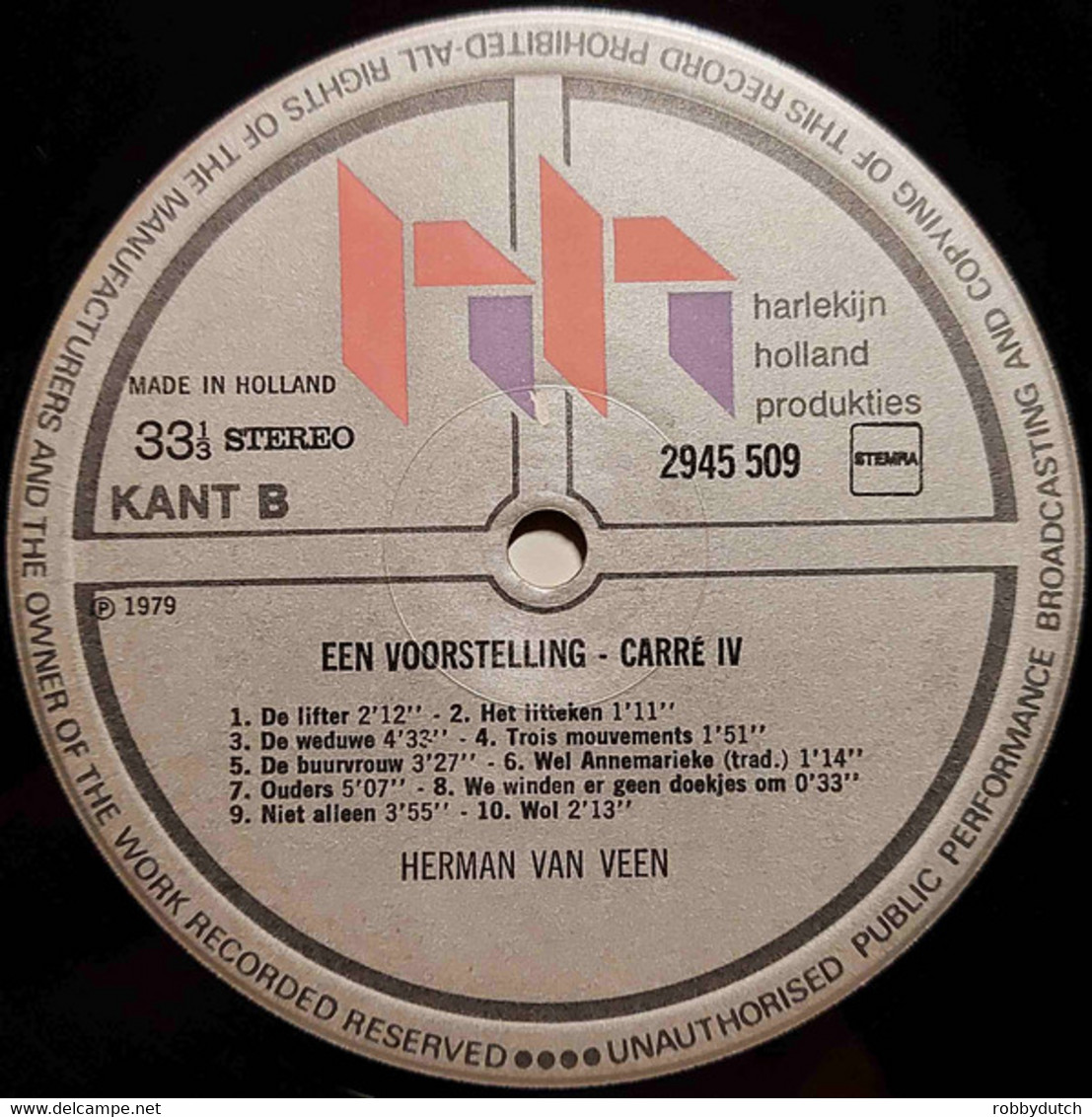 * 2LP *  HERMAN VAN VEEN - EEN VOORSTELLING - CARRÉ IV (Holland 1979)