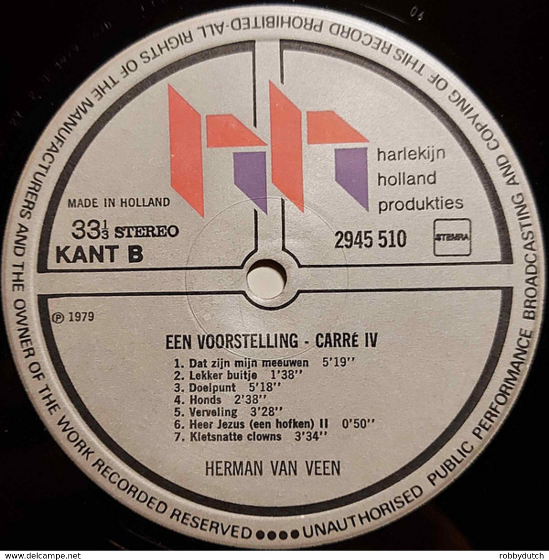 * 2LP *  HERMAN VAN VEEN - EEN VOORSTELLING - CARRÉ IV (Holland 1979)