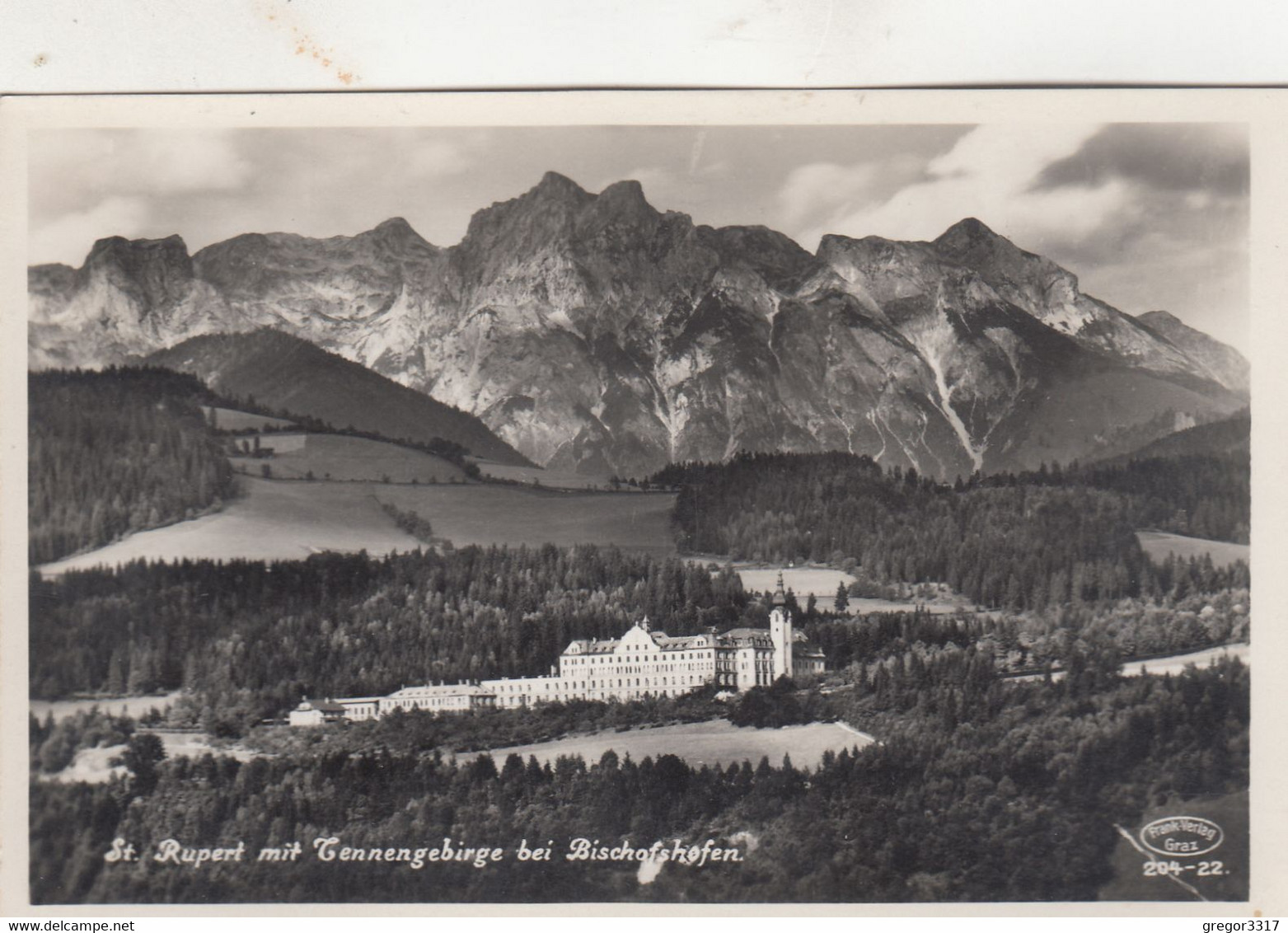 A5721) ST. RUPERT Mit Tennengebirge Bei BISCHOFSHOFEN - Alt !! S/W ALT ! 1937 - Bischofshofen