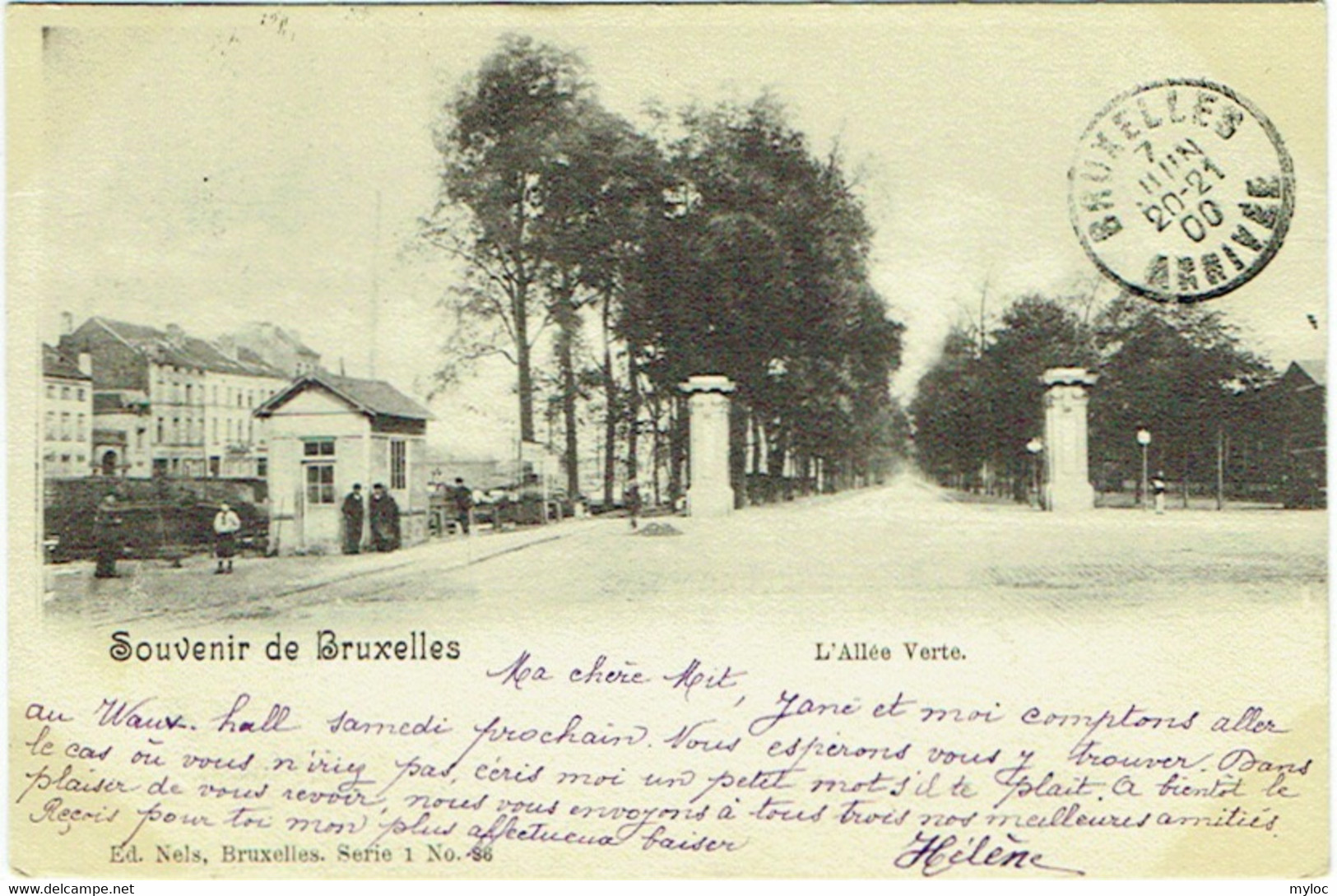 Souvenir De Bruxelles. Allée Verte. - Maritime