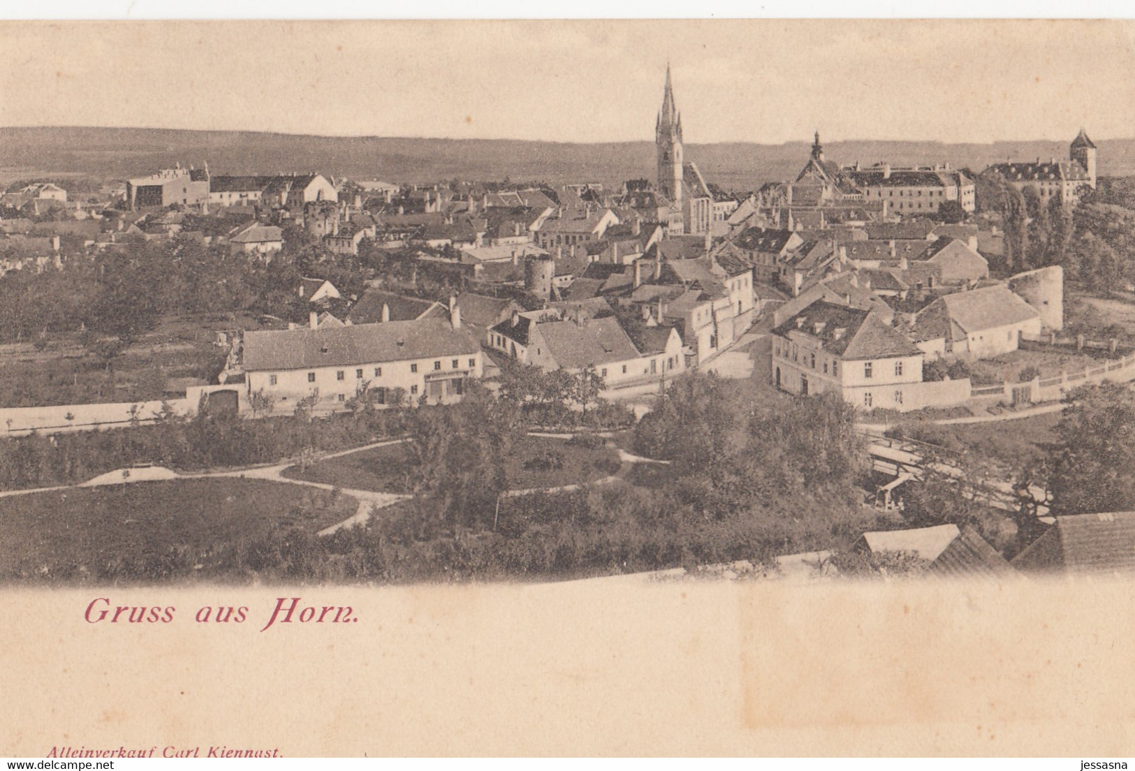 AK - Gruss Aus HORN - Gesamtansicht Der Stadt 1900 - Horn