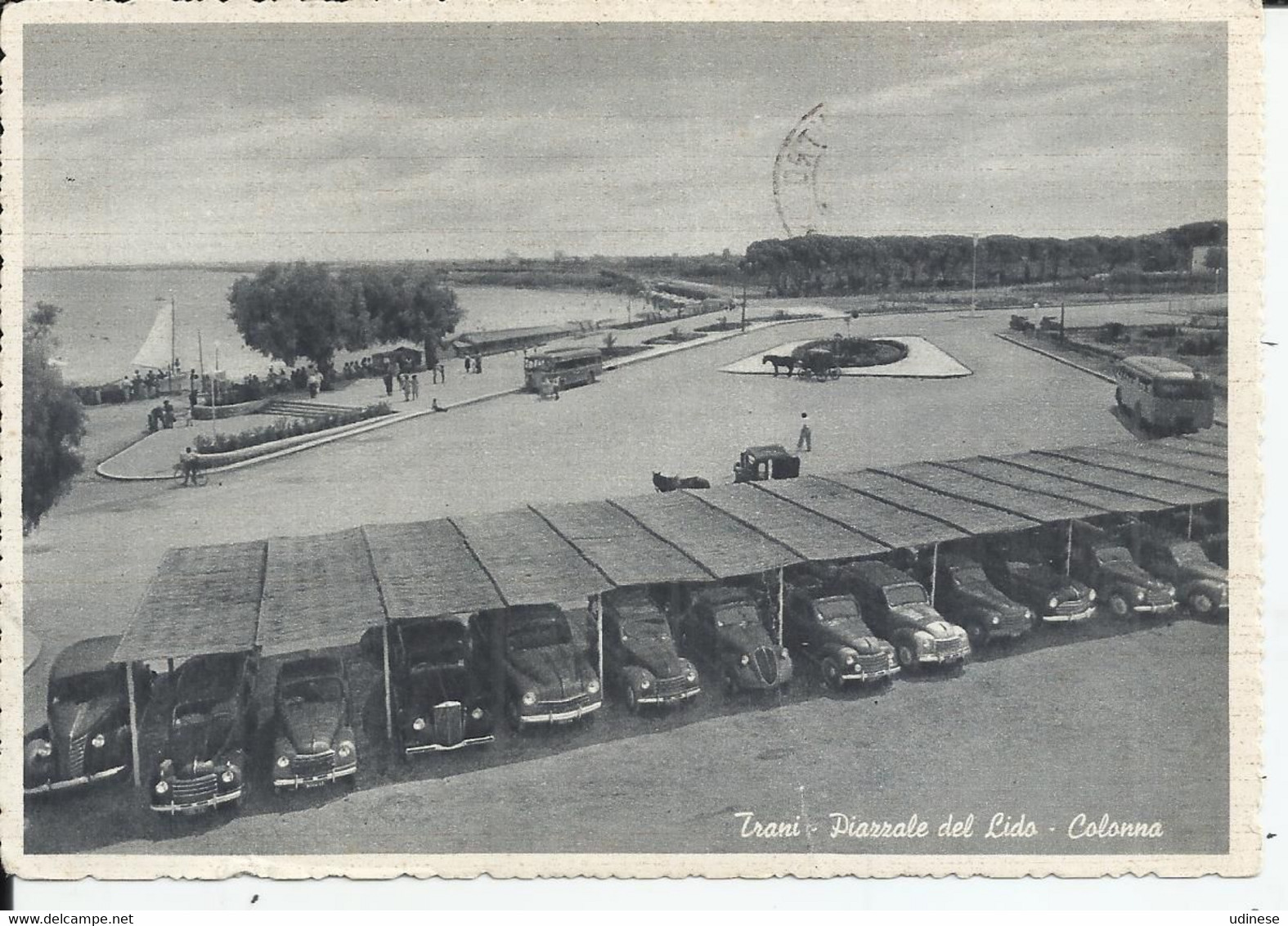 TRANI 1956 - PIAZZALE DEL LIDO - COLONNA - Trani