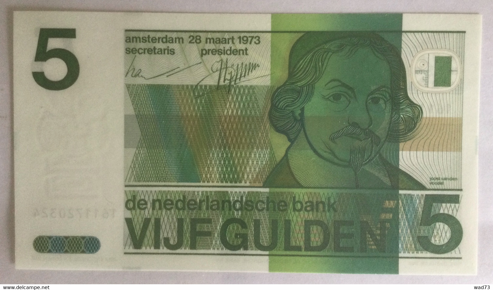 5 Gulden 1973 UNC Non Circulé - 5 Gulden
